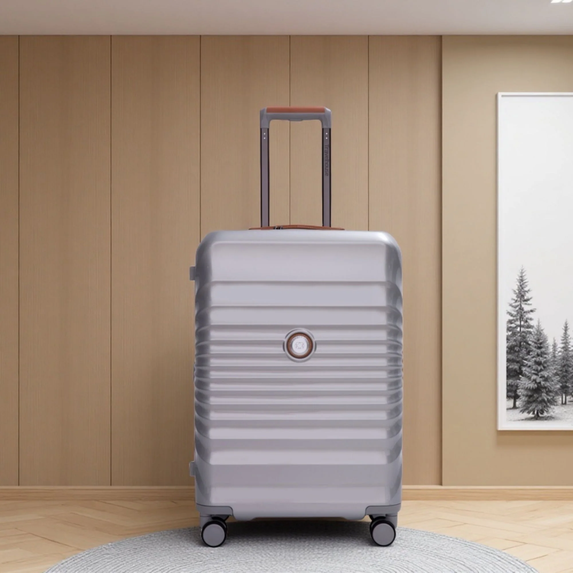 24" Luggage Lightweight Suitcase Tsa Lock USB Port Luggage Wheel - Image 8