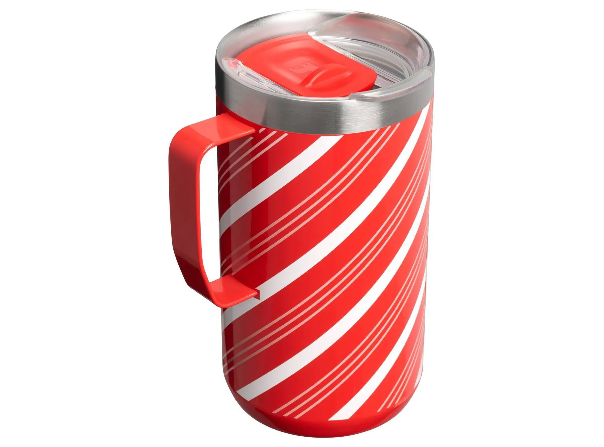 24 oz Stainless Steel Everyday Camp Mug - Candy Cane Twist - Image 2