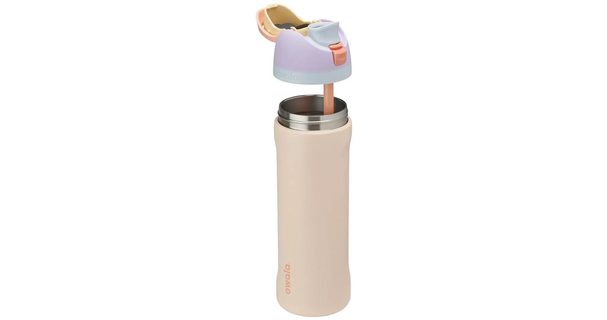 24oz FreeSip Stainless Steel Water Bottle - Sandy Shores - Image 2