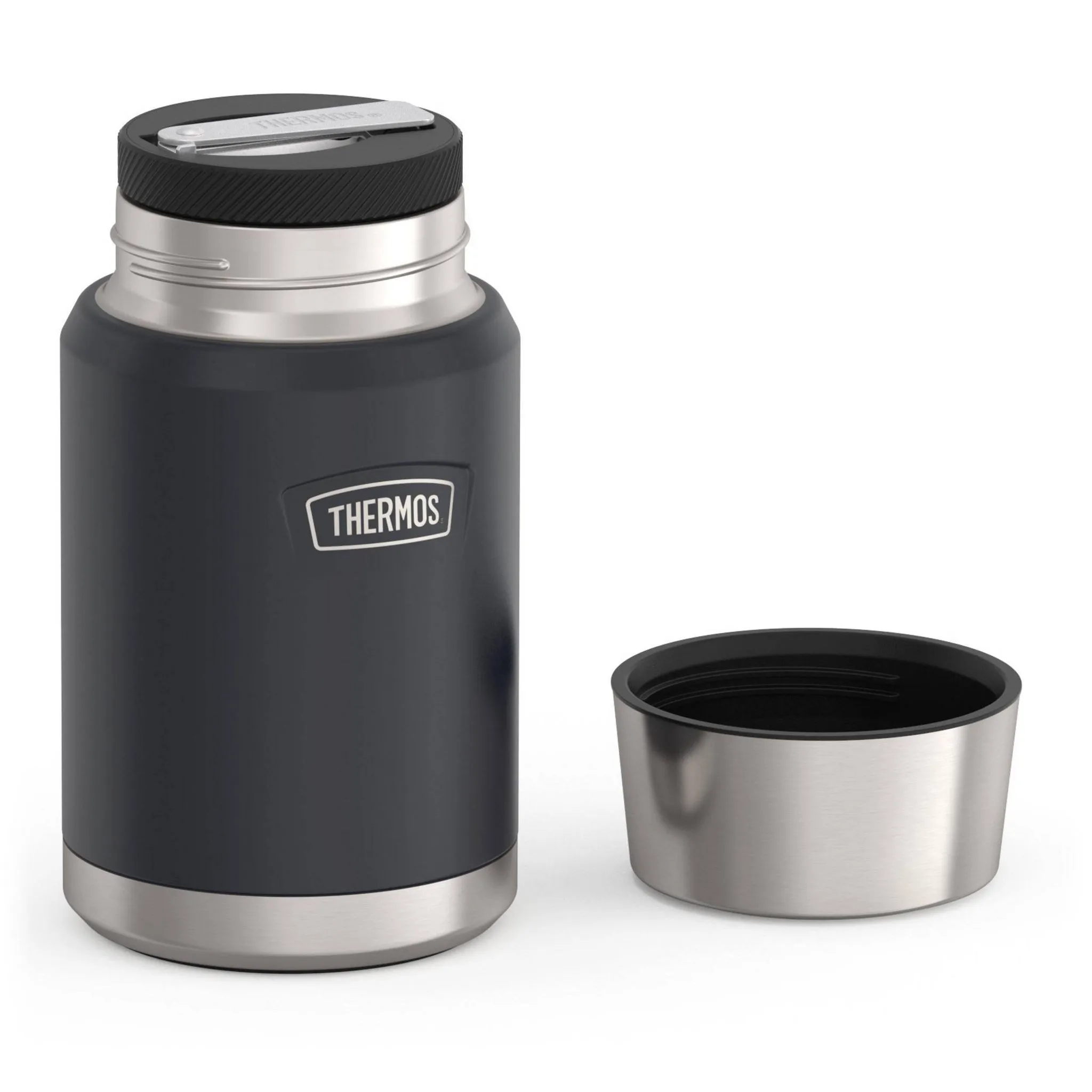 24oz Stainless Steel Food Storage Jar with Spoon - Granite - Image 5