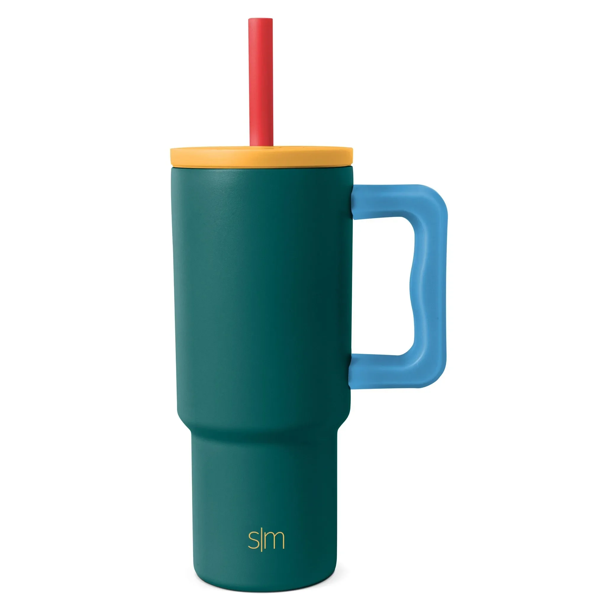 24oz Stainless Steel Trek Scout Mix Straw Tumbler Navy Blue - Image 4