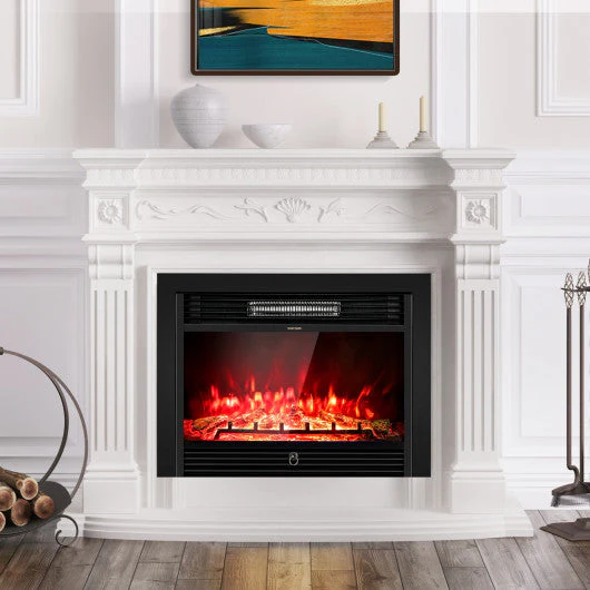28.5 Inch Electric Fireplace Recessed With 3 Flame Colors - Image 2