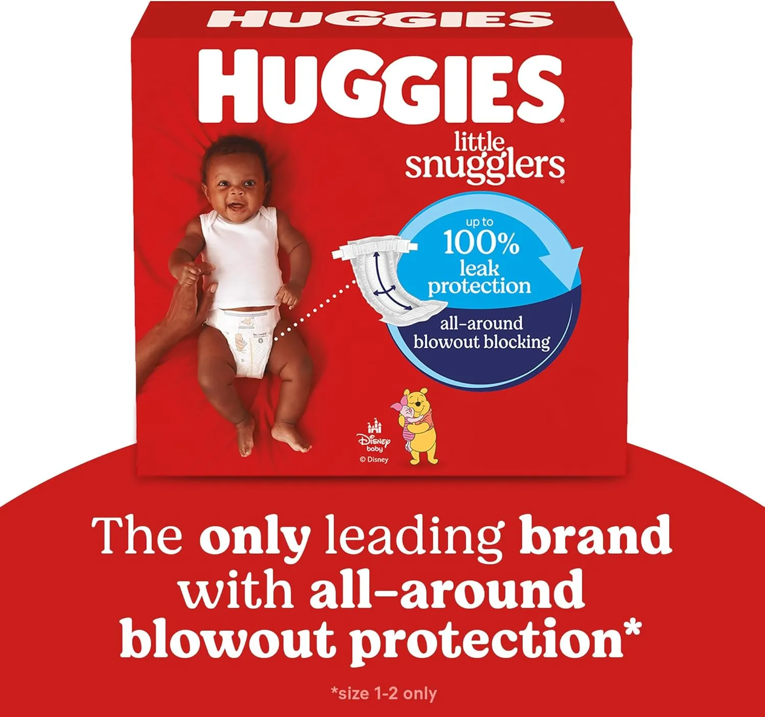 29ct Little Snugglers Baby Diapers, Size 2 (12-18 lbs) - White - Image 3