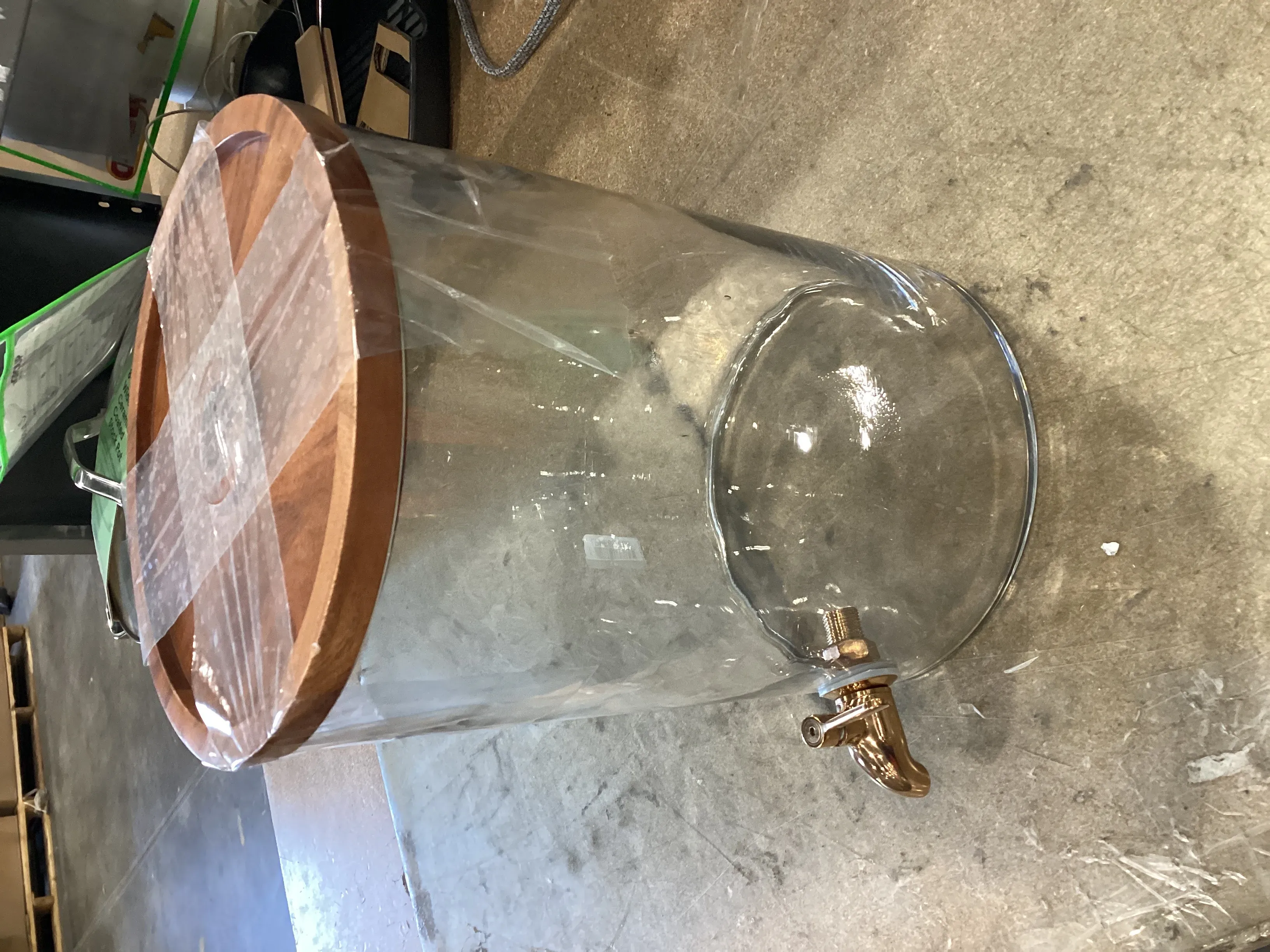 2gal Glass Modern Beverage Dispenser - Image 5