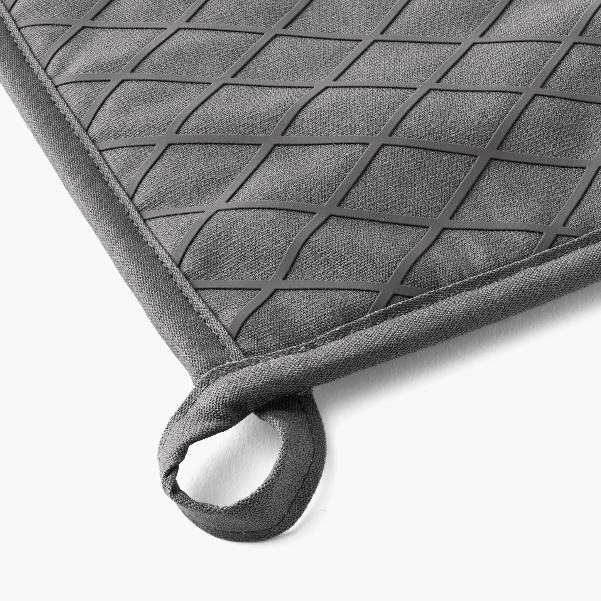 2pk Potholder Set - Dark Gray - Image 2