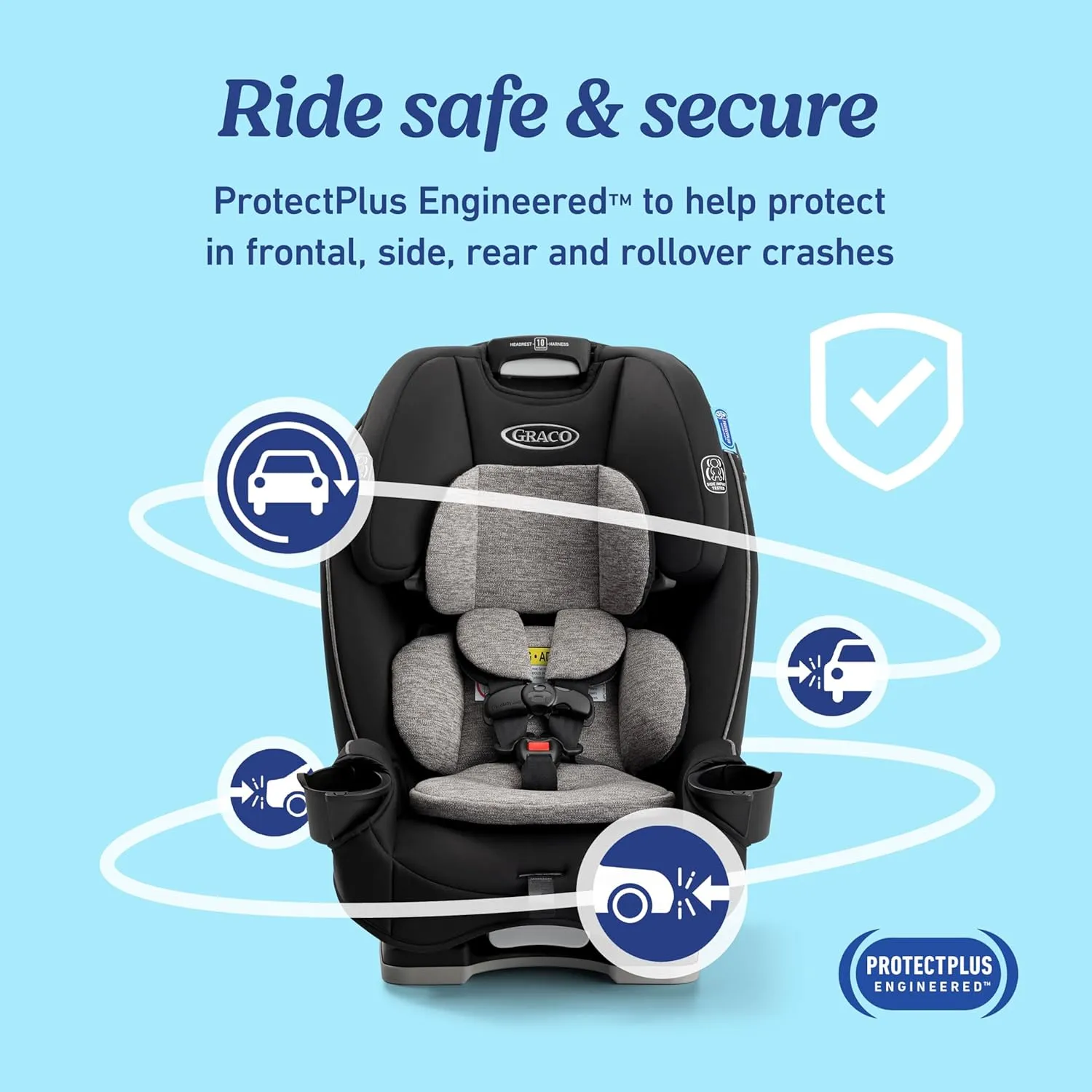 3-in-1 Convertible Car Seat - Darcie 2.0 - Image 6