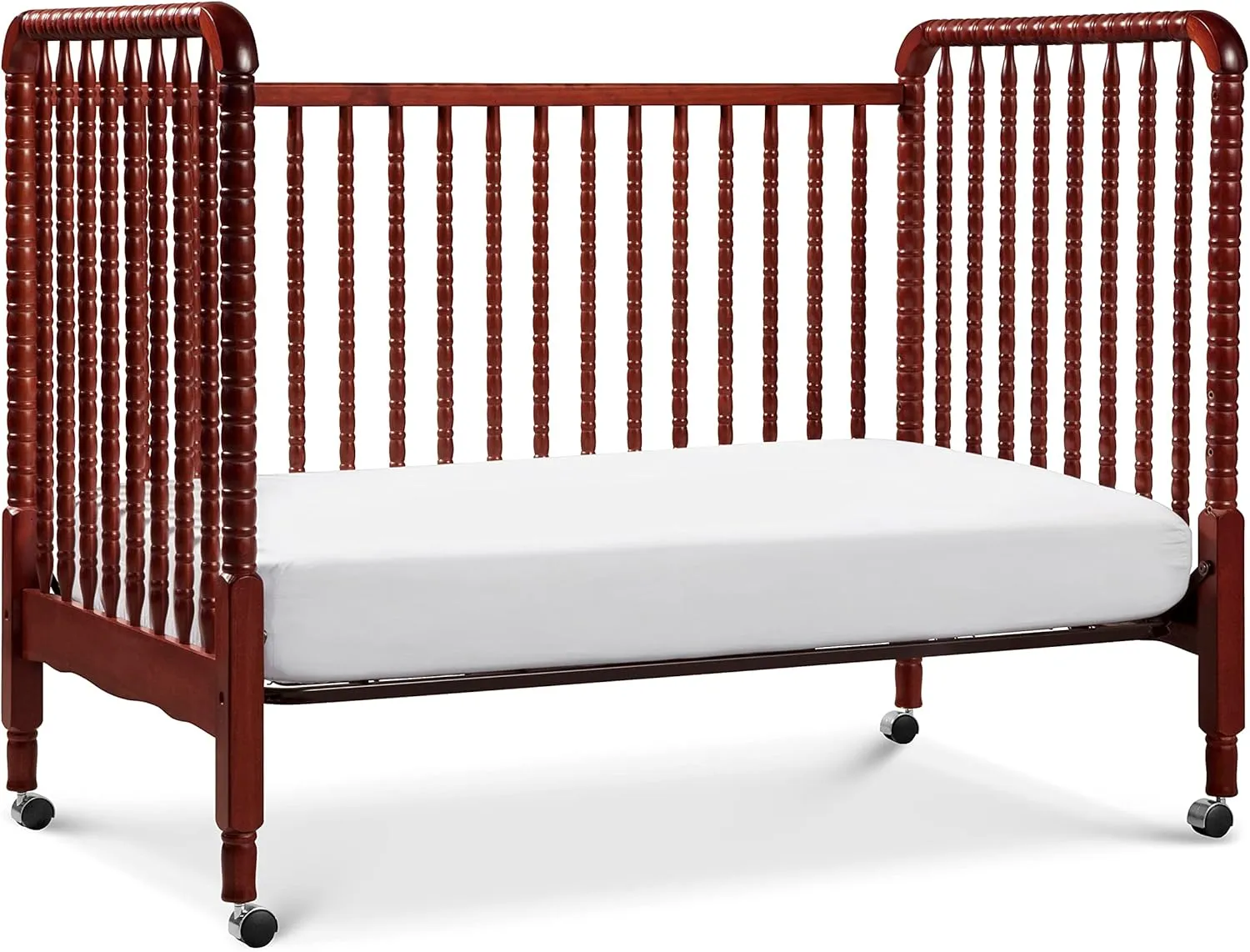 3-in-1 Convertible Crib - Rich Cherry - Image 2