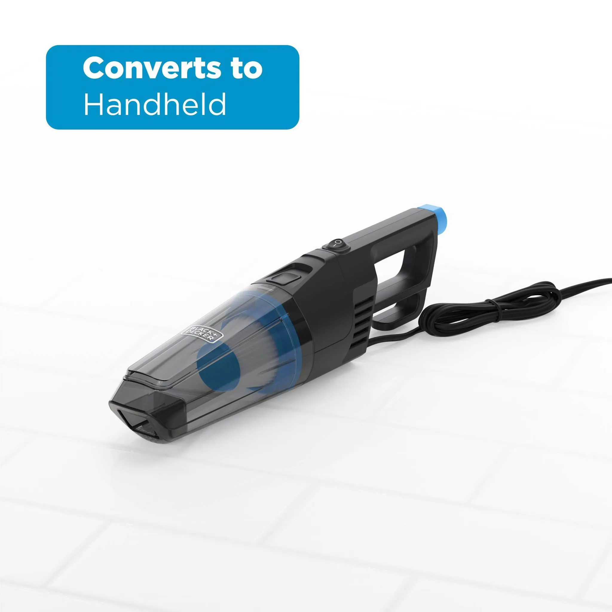 3-in-1 Corded Stick Vacuum - Black - Image 4