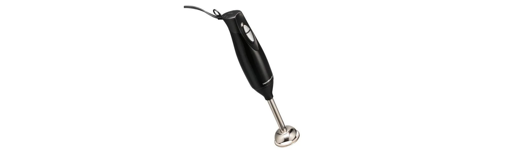 3-in-1 Immersion Hand Blender with Whisk - Black - Image 5