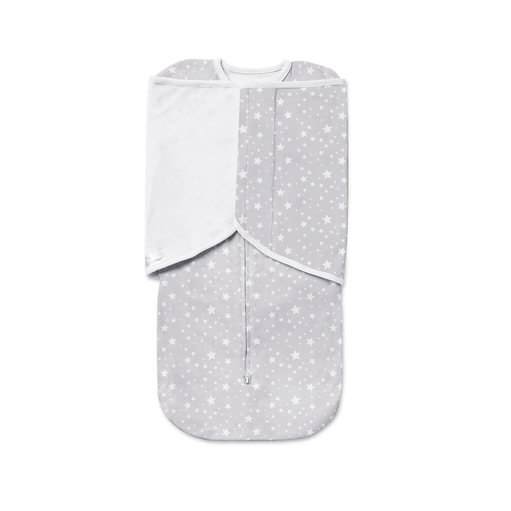 3-in-1 Swaddle Trio — Starlight Gray — Premium Activewear Jersey Knit — Arms Up, Arms Down, Arms Out