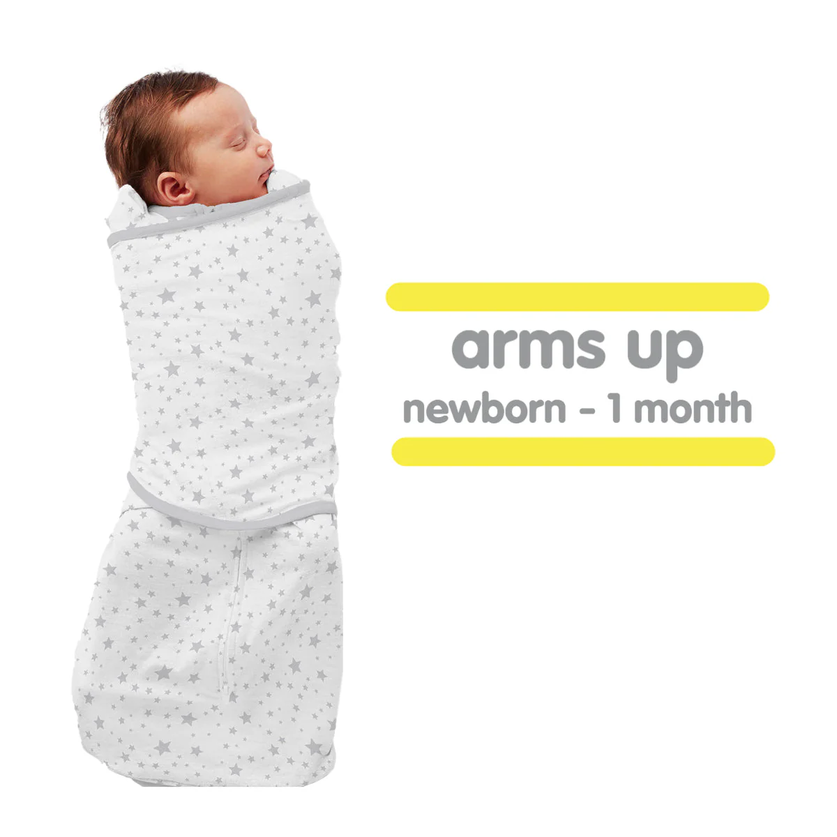3-in-1 Swaddle Trio — Starlight Gray — Premium Activewear Jersey Knit — Arms Up, Arms Down, Arms Out - Image 4