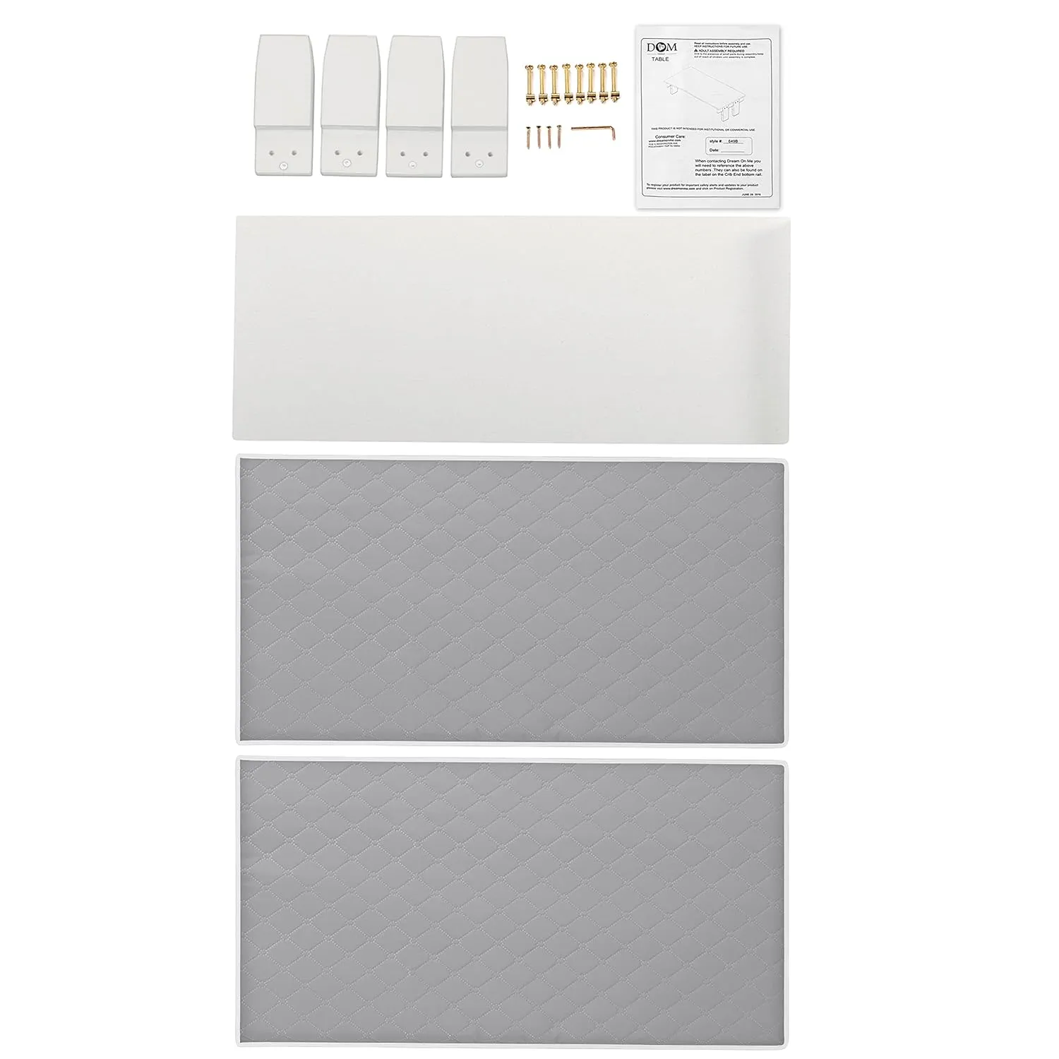 3 in 1 Toddler Bed Convertible Kit - Grey - Image 2