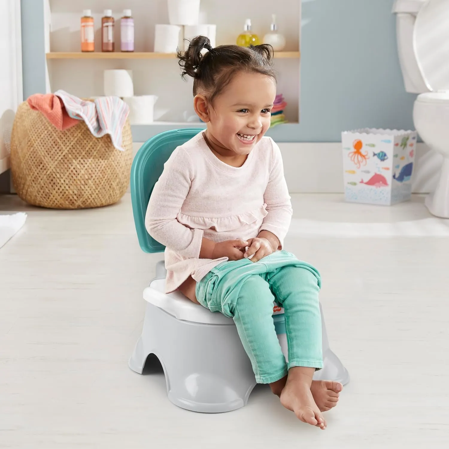 3-in-1 Toddler Toilet Training Potty Chair - Step Stool - Image 2