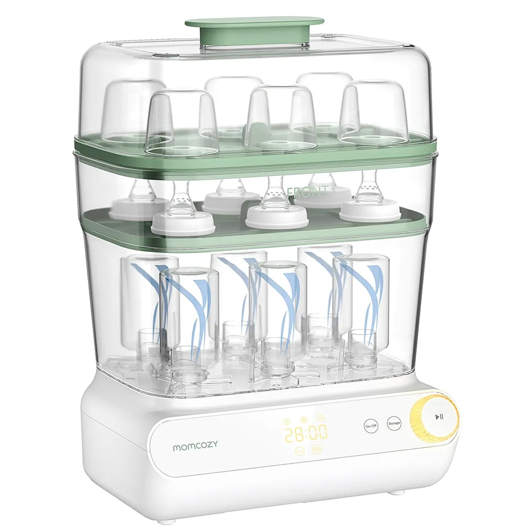 3-Layer Fast Bottle Sterilizer - Green - Image 2