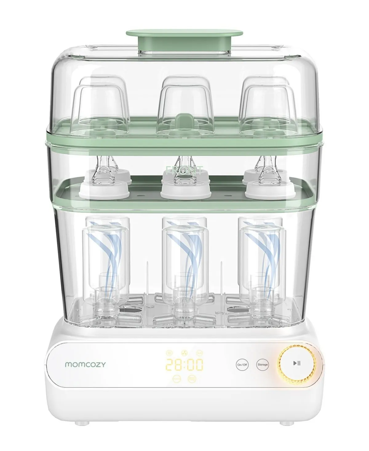 3-Layer Fast Bottle Sterilizer - Green - Image 3