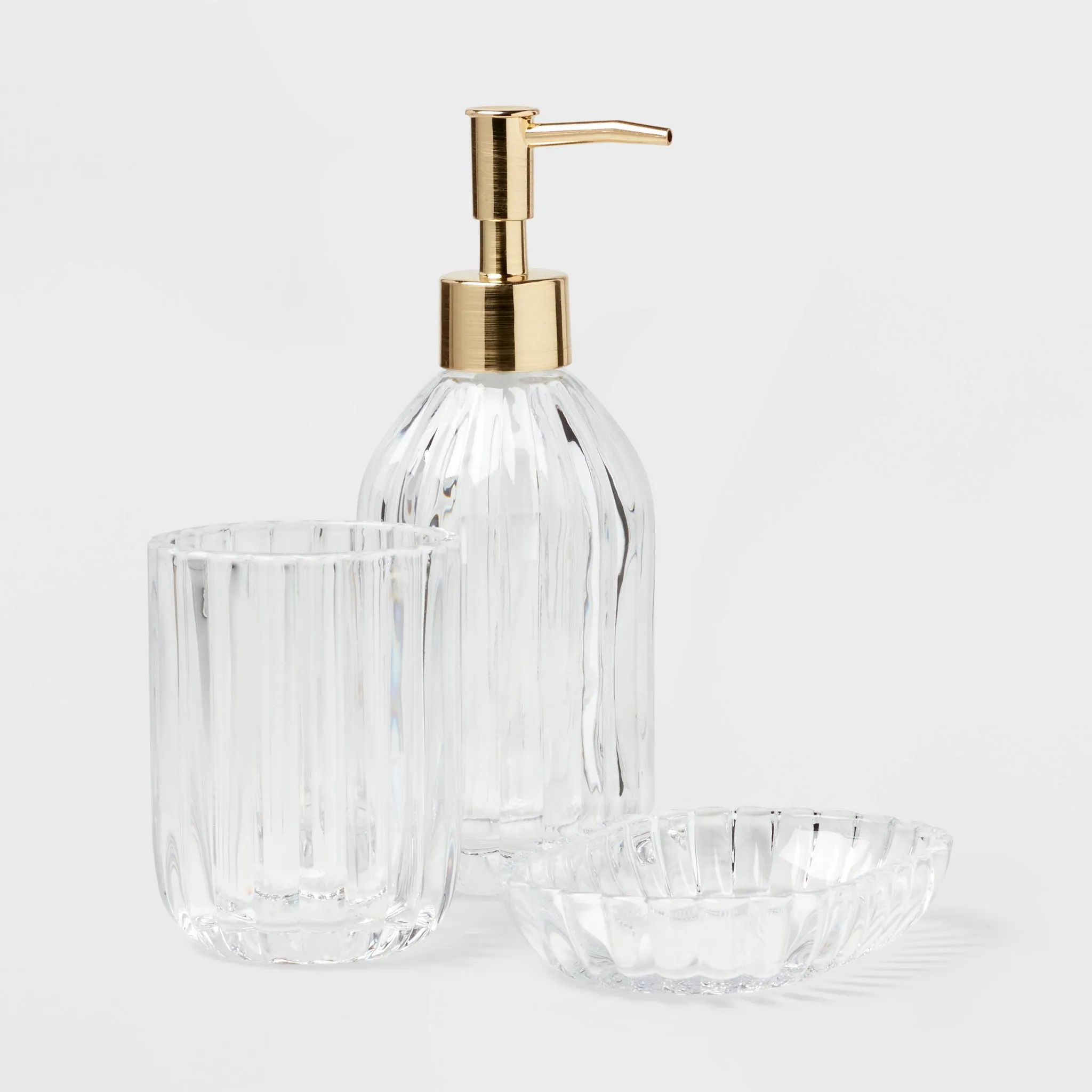 3-Piece Traditional Coordinate Bath Bundle Set