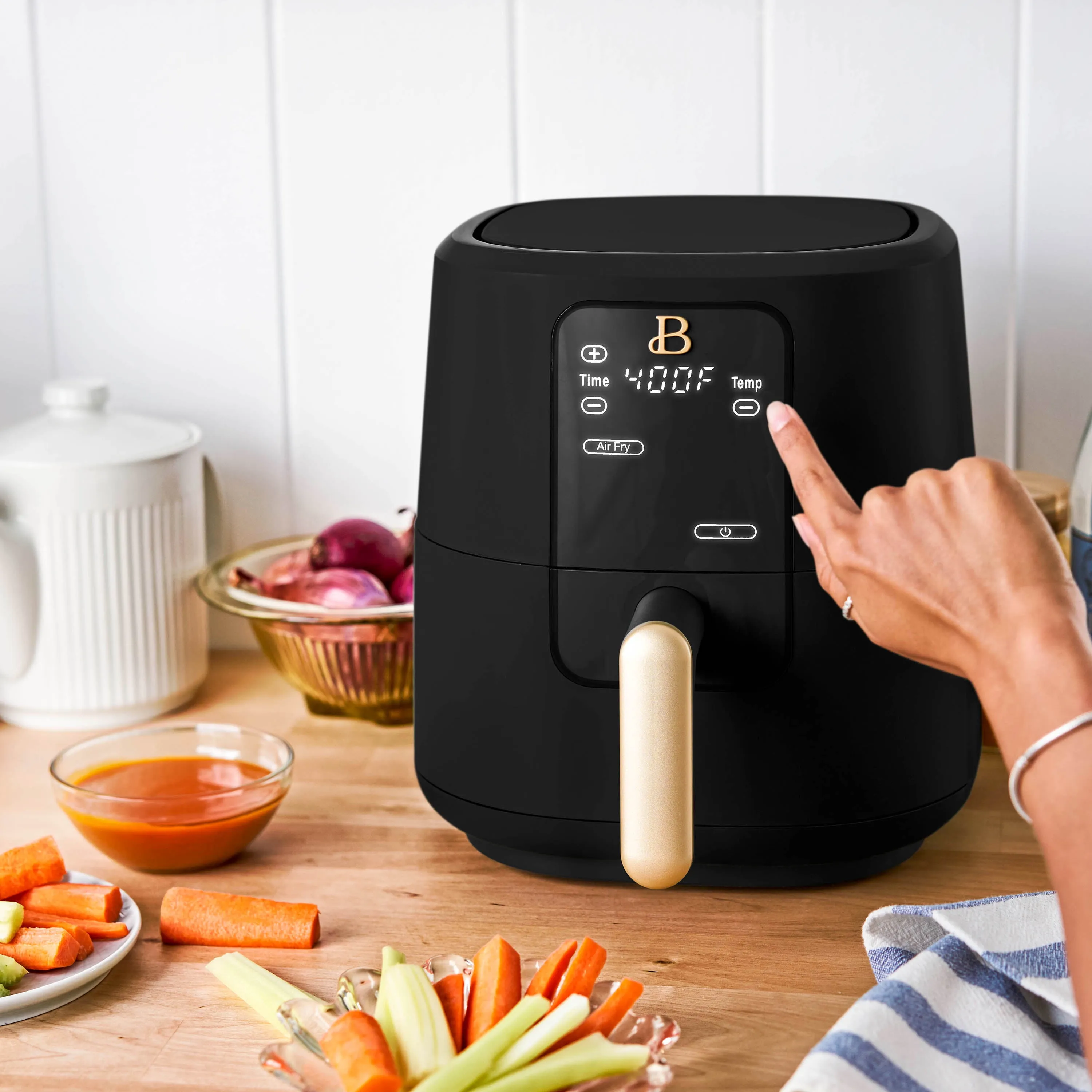 3 Qt Digital Air Fryer - Black Sesame - Image 4