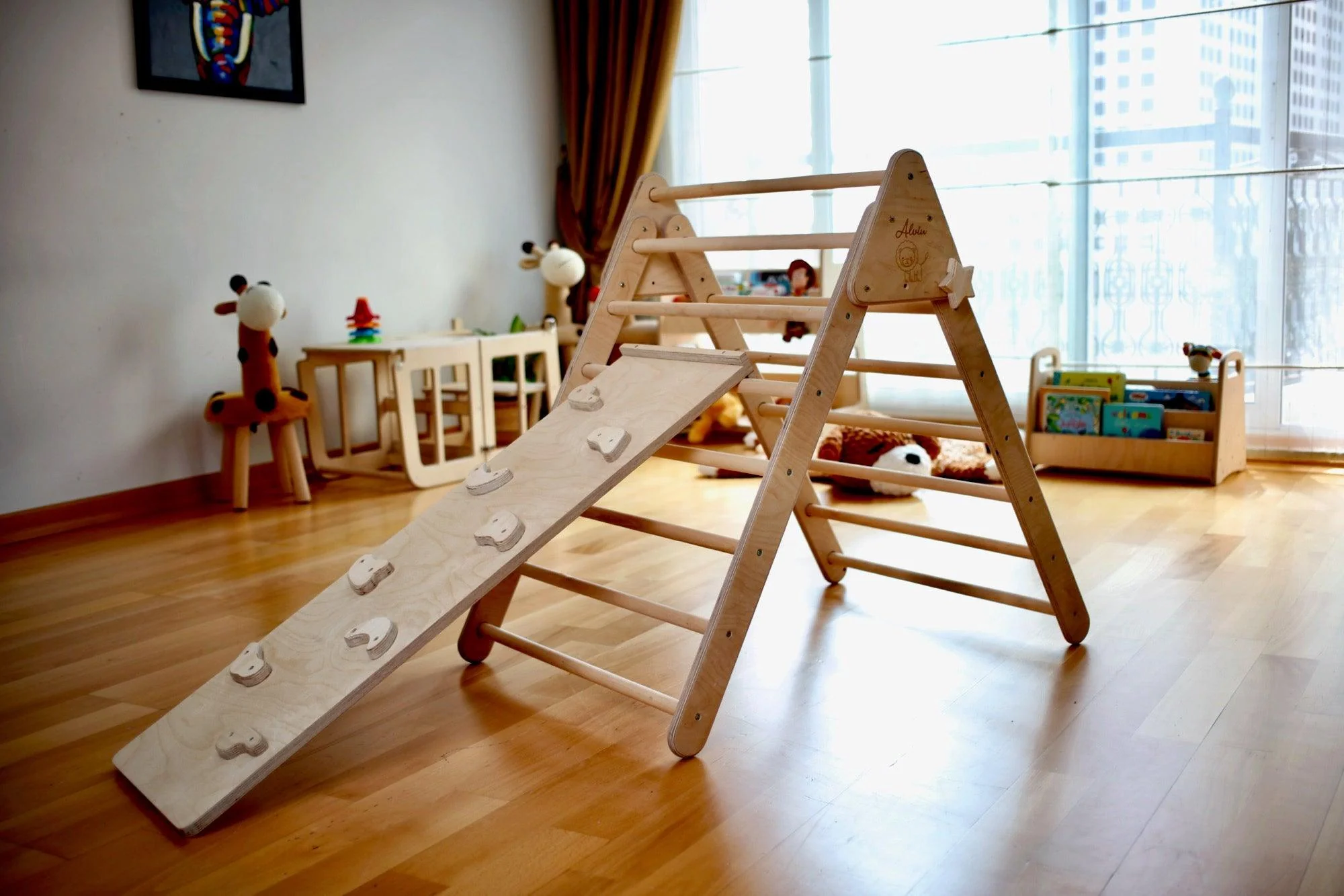 3 Size Montessori Triangle Climber Set | Indoor Playground for Kids - Image 19