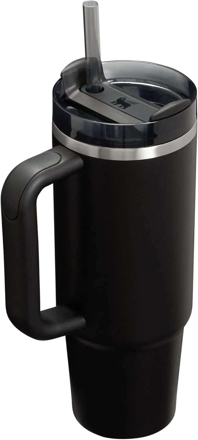 30 oz Stainless Steel Quencher Tumbler - Black - Image 4
