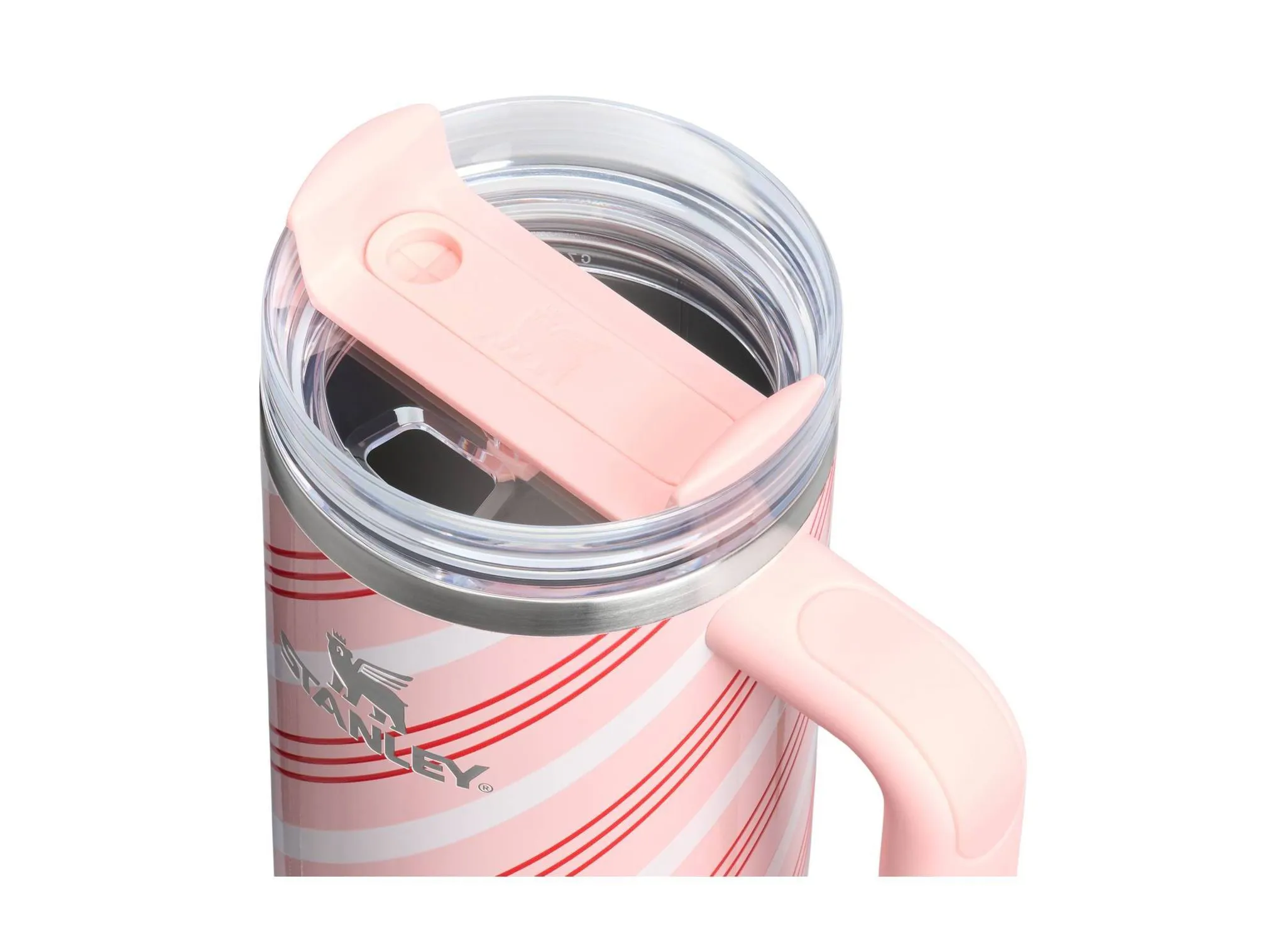 30 oz Stainless Steel Quencher Tumbler - Strawberry Twist - Image 3