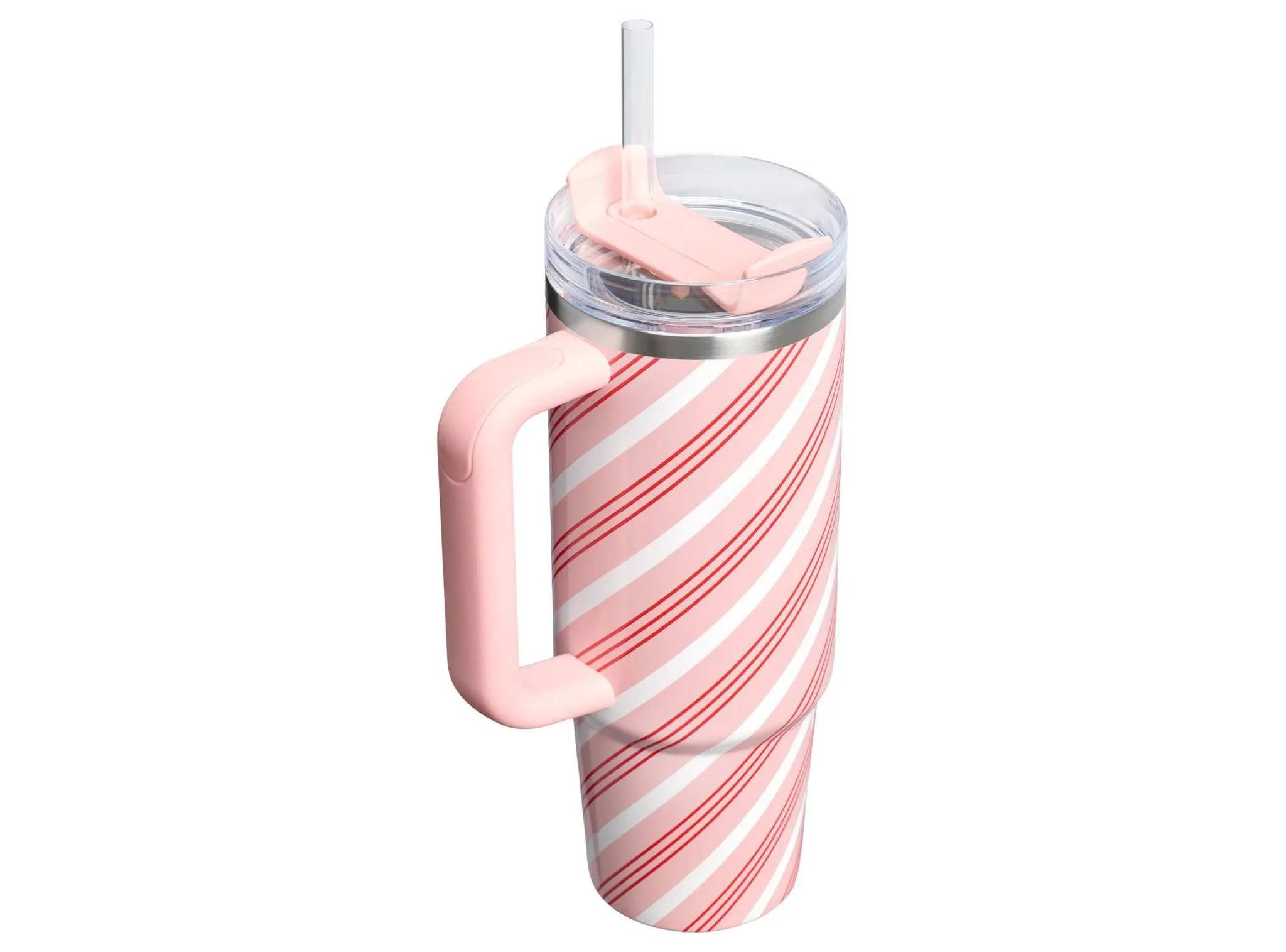 30 oz Stainless Steel Quencher Tumbler - Strawberry Twist - Image 2