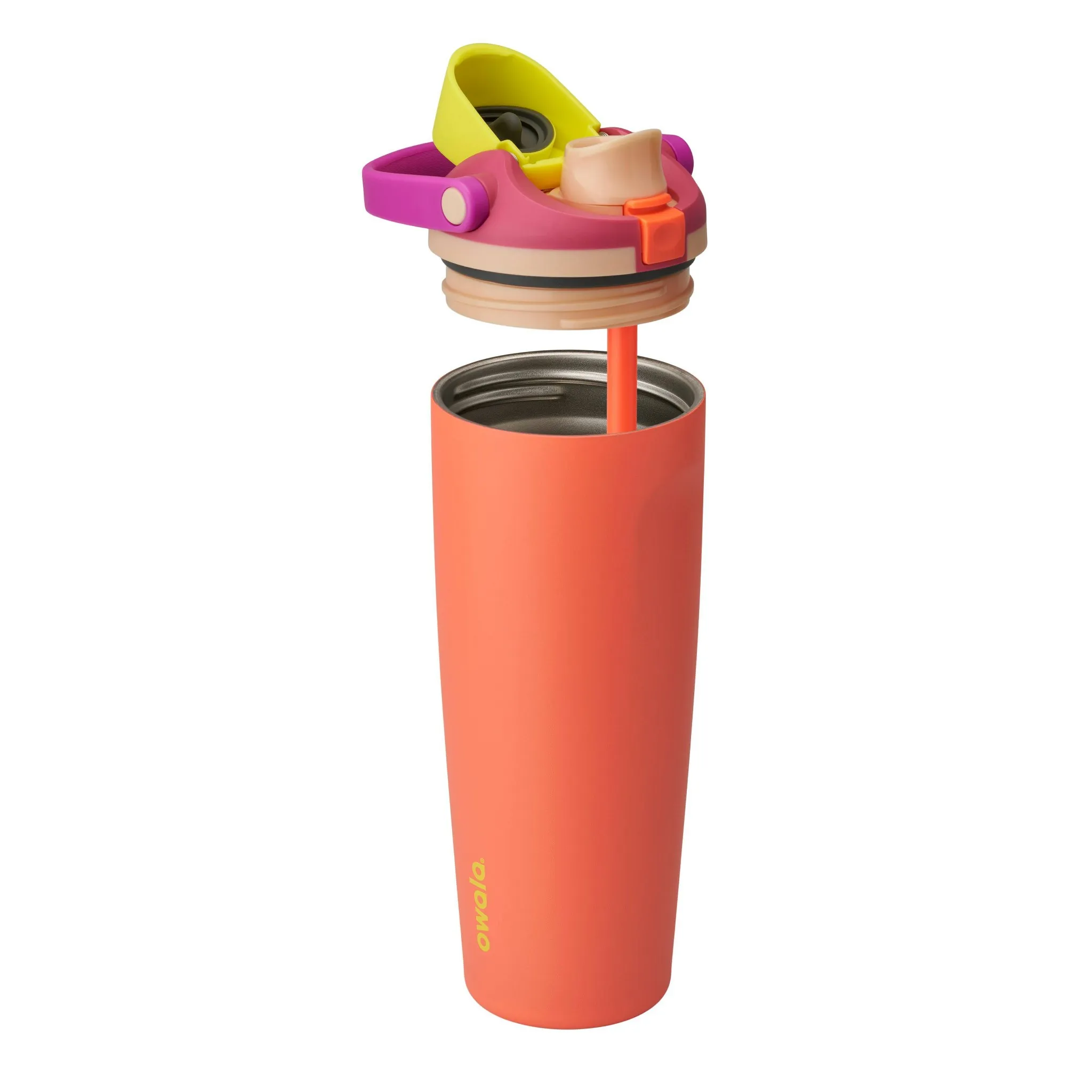 30oz FreeSip SWAY Stainless Steel Water Bottle - Neon Nectar - Image 3
