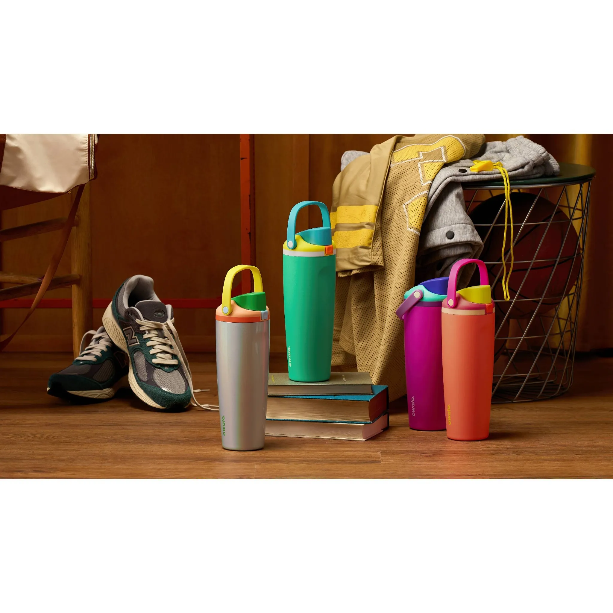 30oz FreeSip SWAY Stainless Steel Water Bottle - Neon Nectar - Image 5