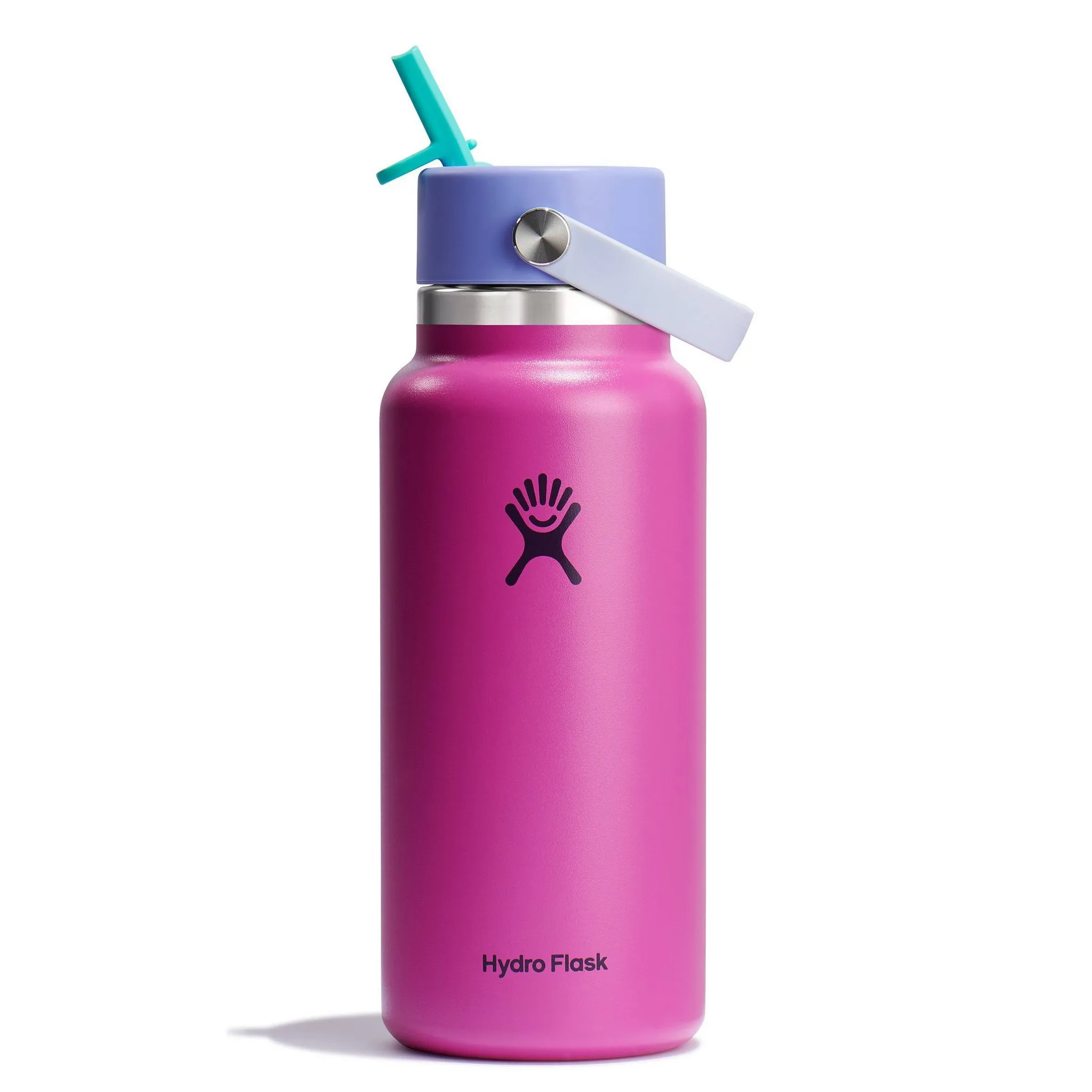 32oz Wide Mouth Flex Straw Water Bottle - Holiday Punch - Image 4