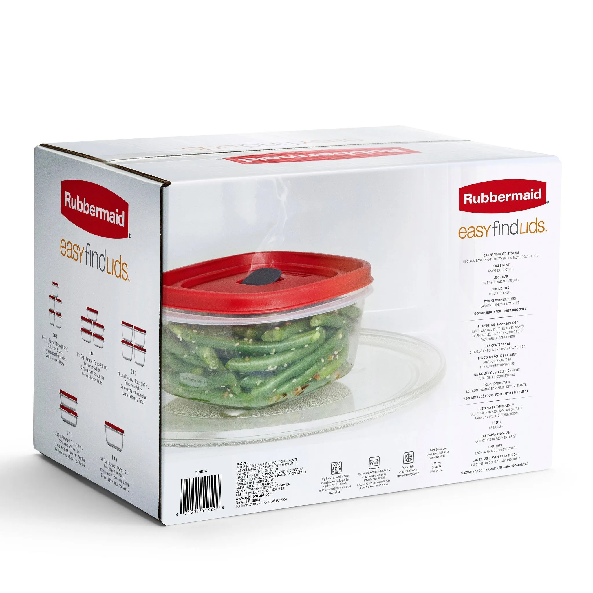 34-Piece Plastic Food Storage Container Set - Image 2