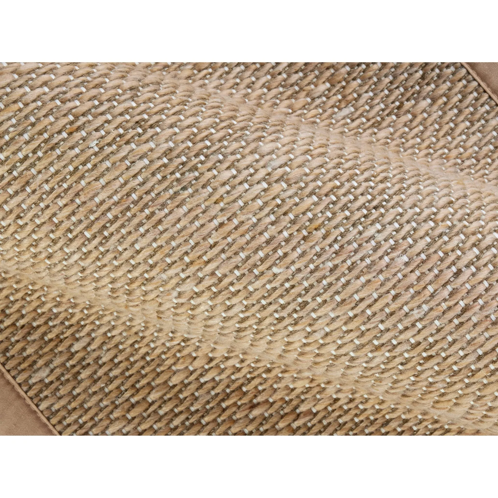 34" x 20" Textured Pet Kitchen Rug Brown - Image 3