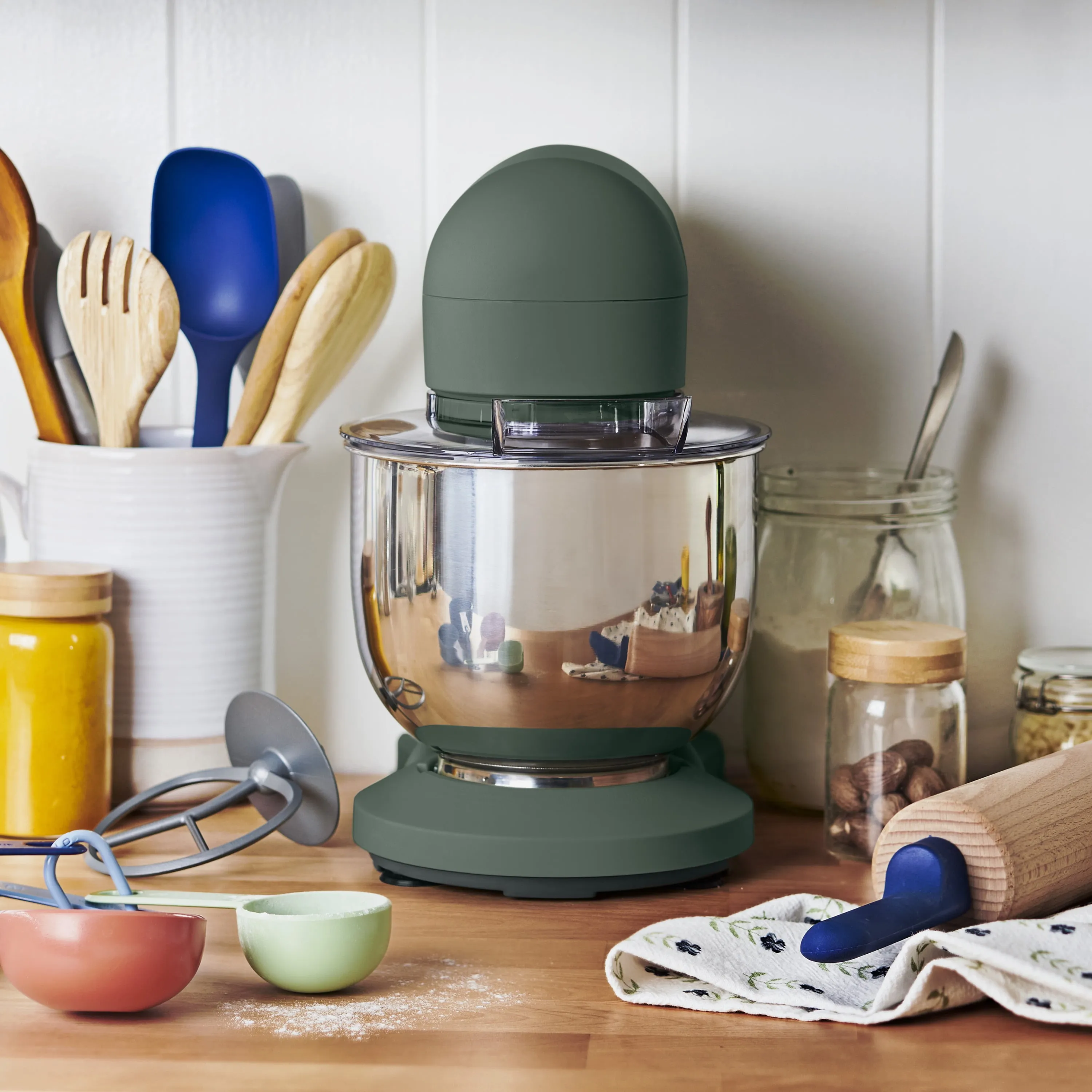 3.5 Qt Stand Mixer - Thyme Green - Image 11