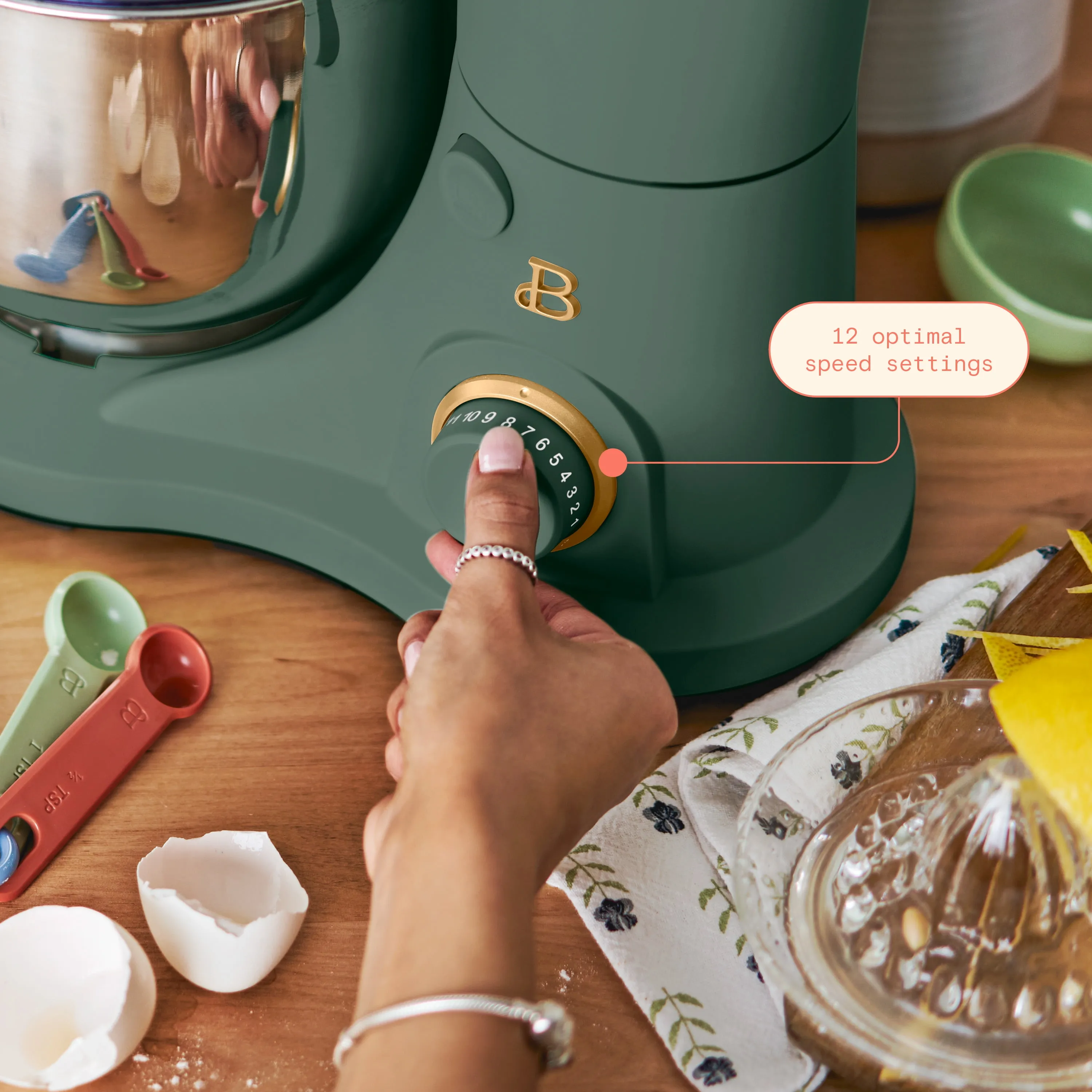 3.5 Qt Stand Mixer - Thyme Green - Image 8