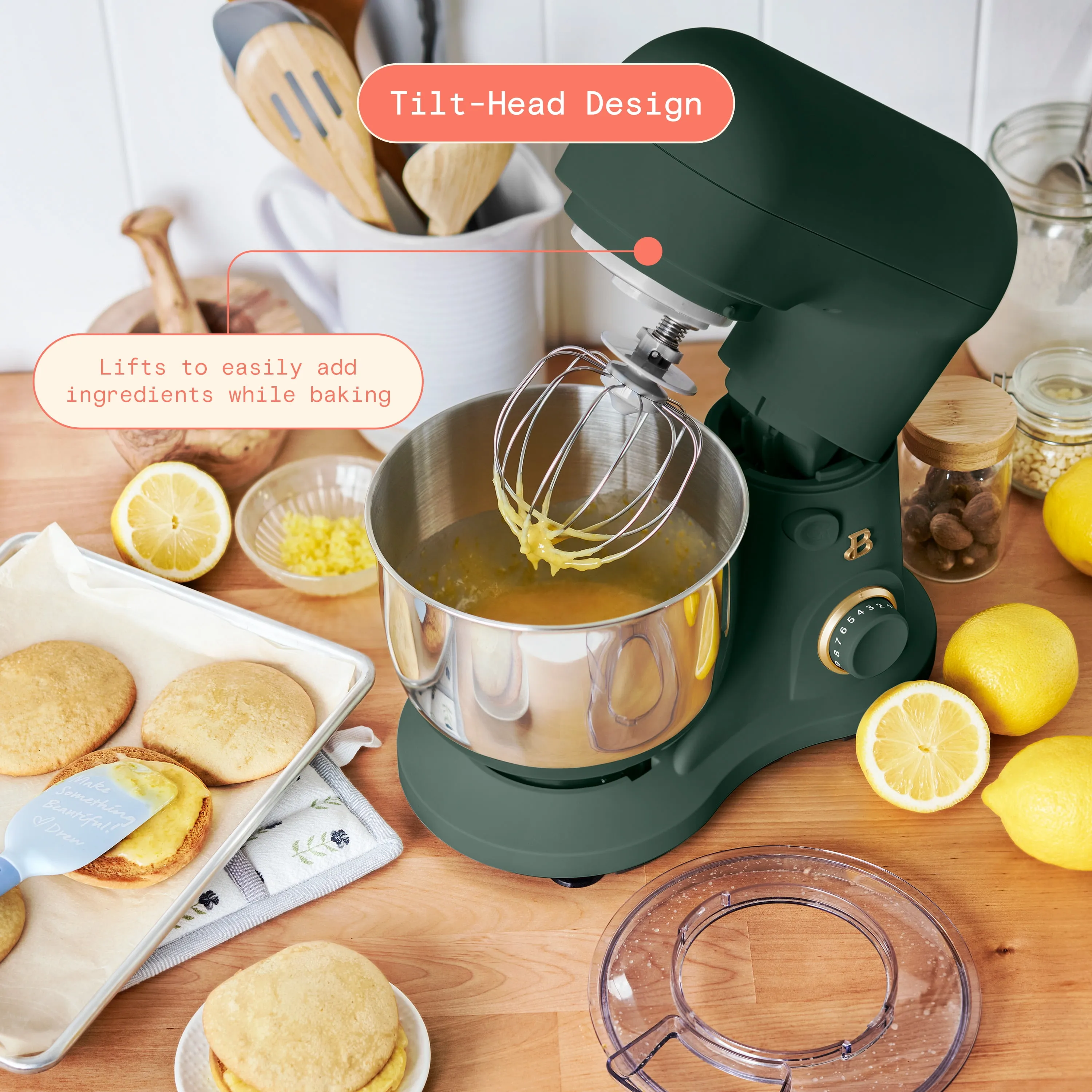 3.5 Qt Stand Mixer - Thyme Green - Image 9
