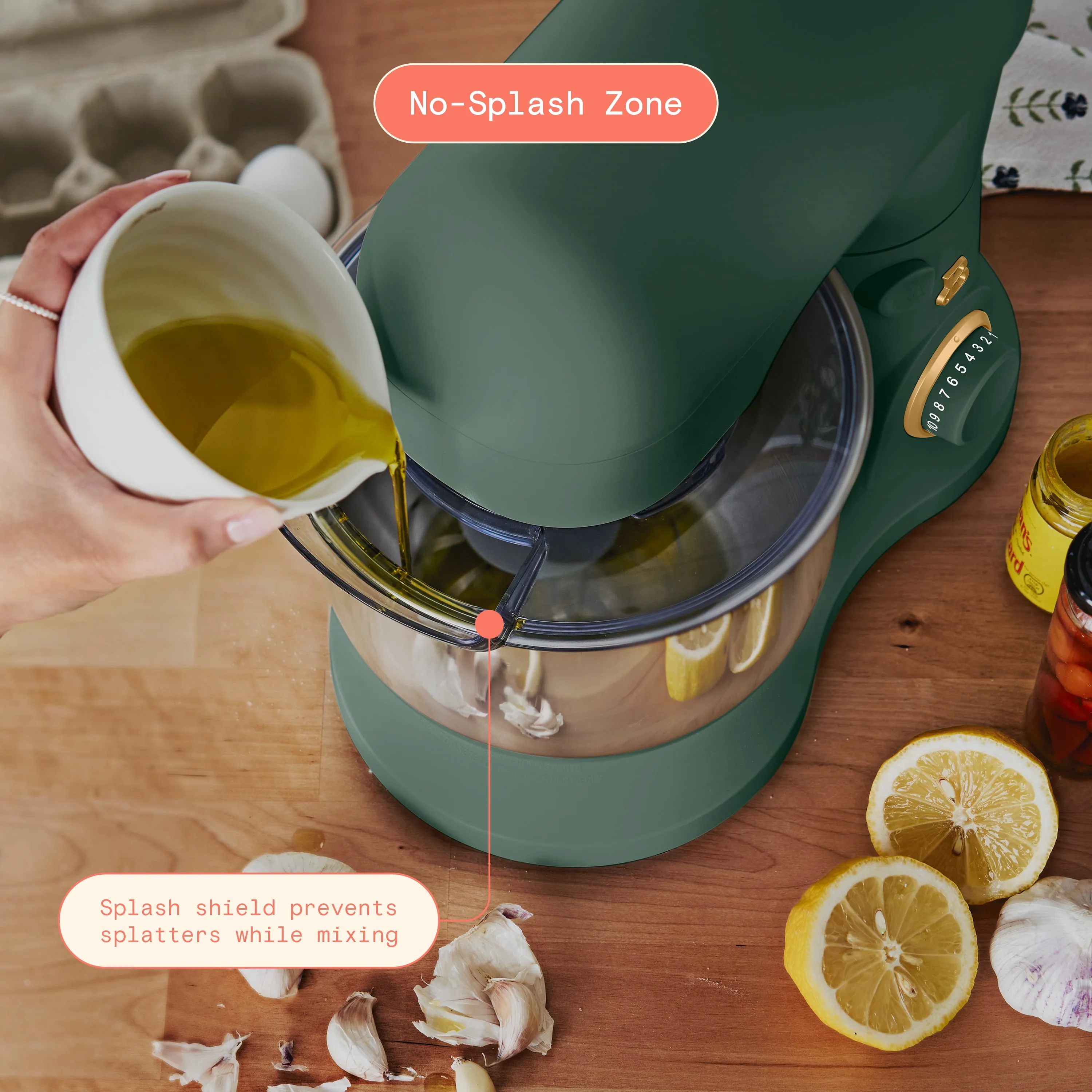 3.5 Qt Stand Mixer - Thyme Green - Image 5