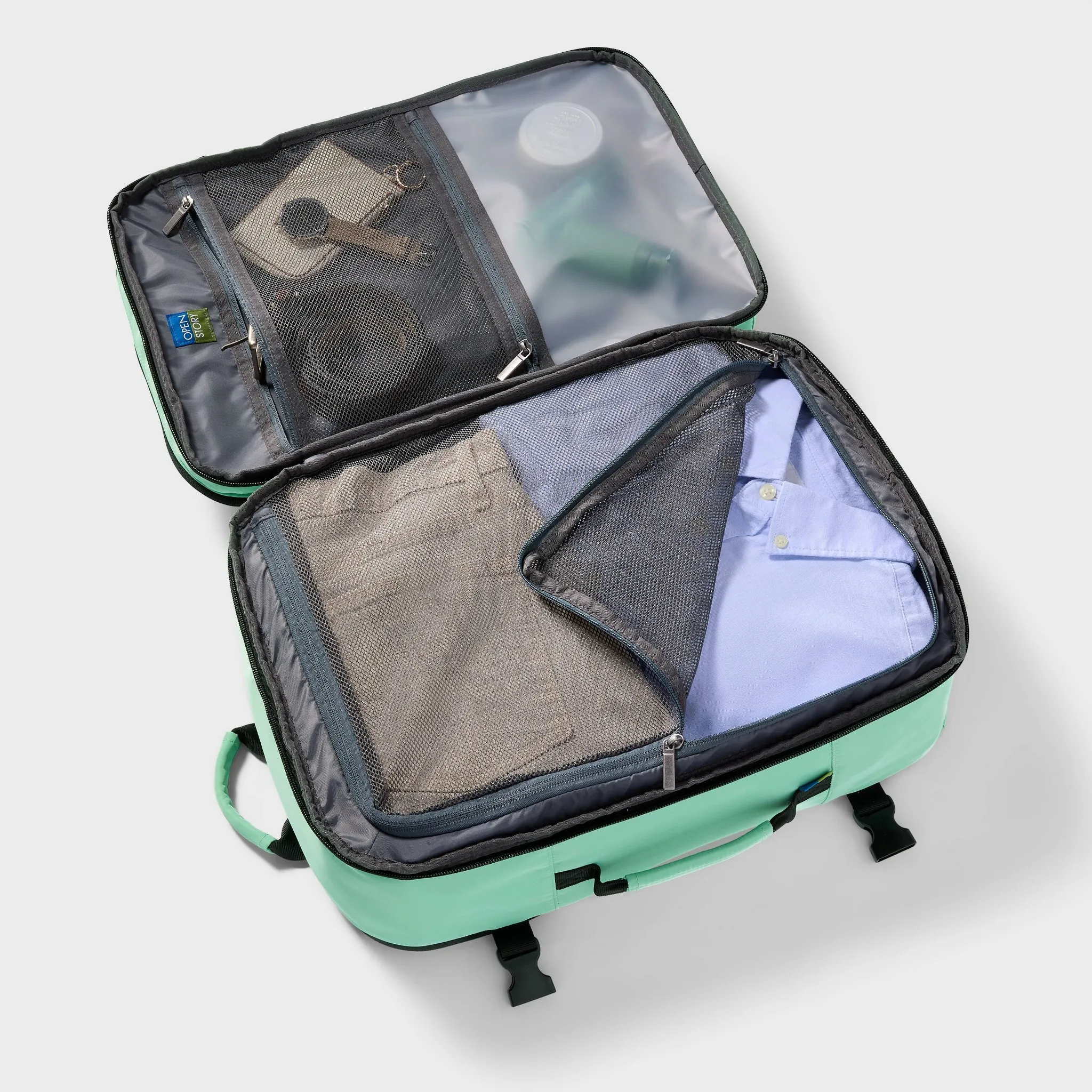 35L Travel Backpack - Sage Green - Image 4