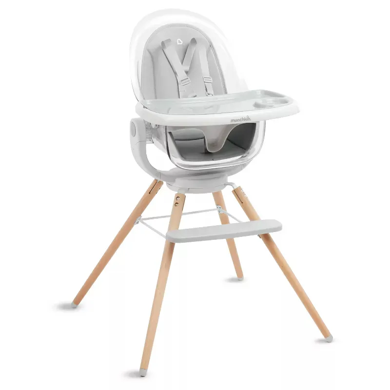 360 Cloud High Chair - White - Image 2
