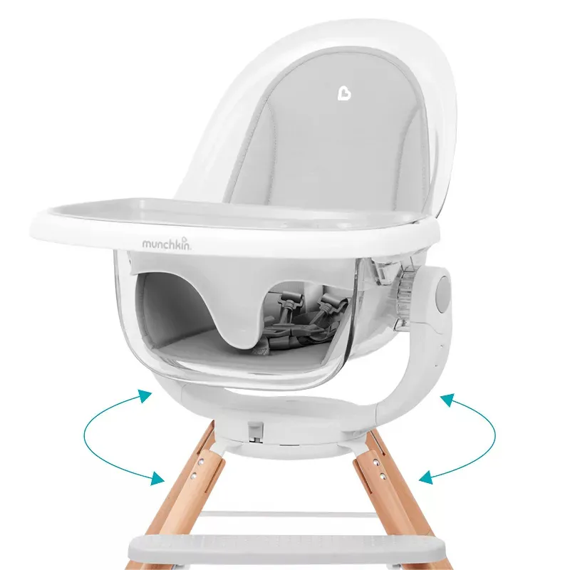 360 Cloud High Chair - White - Image 3