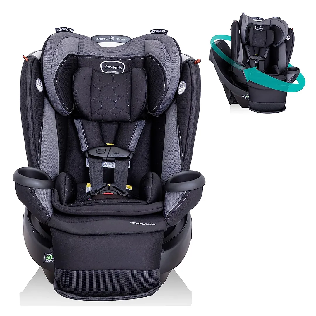 Revolve360 Extend Rotational All-in-one Convertible Car Seat with Quick Clean Cover - Revere