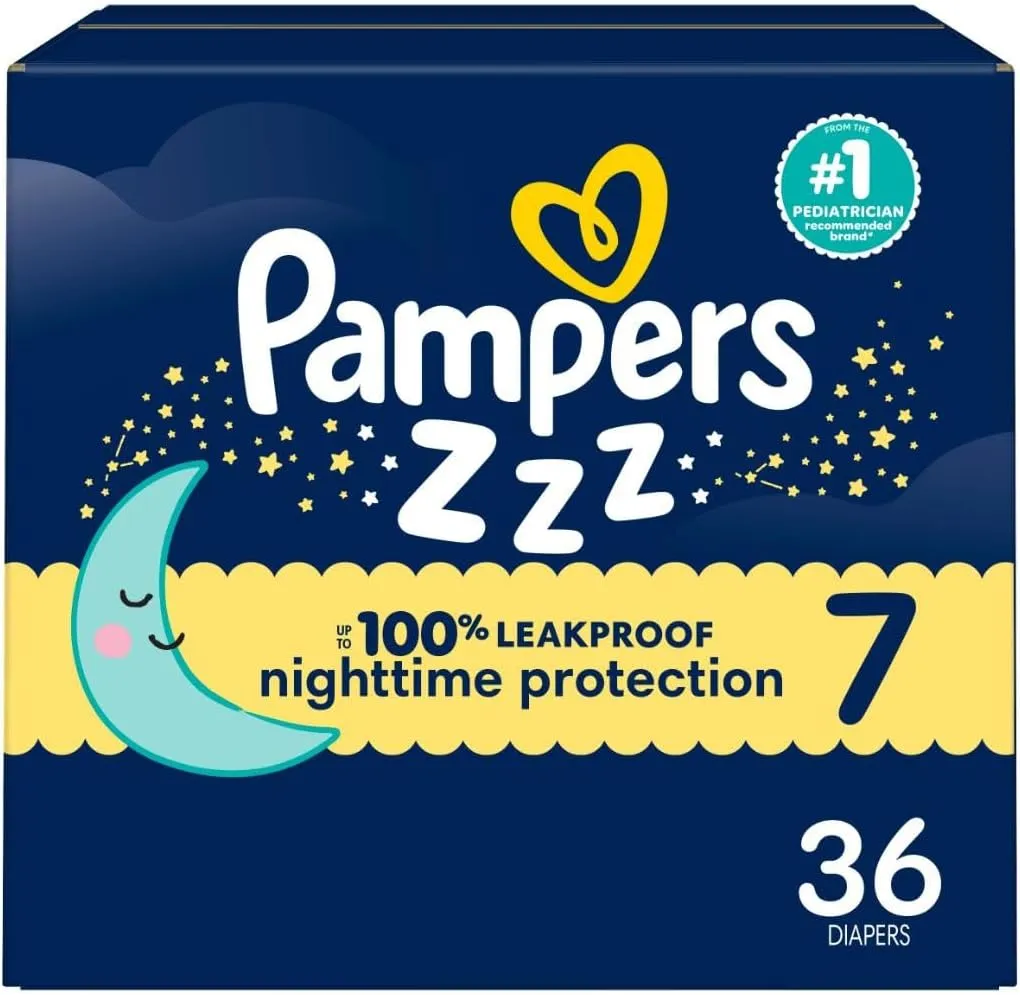 36ct Swaddlers Overnights Diapers - Size 7