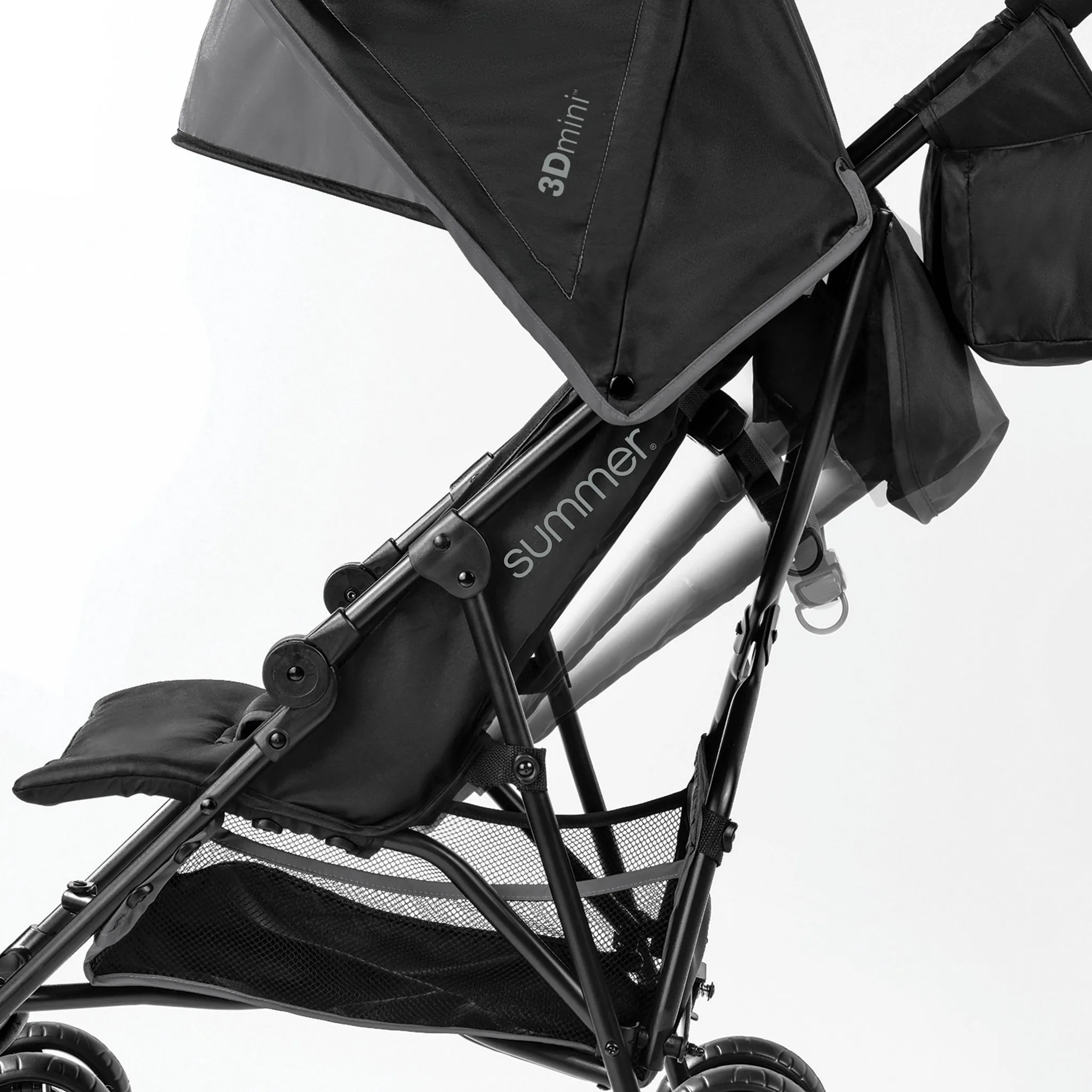3D Mini Convenience Stroller - Gray - Image 2