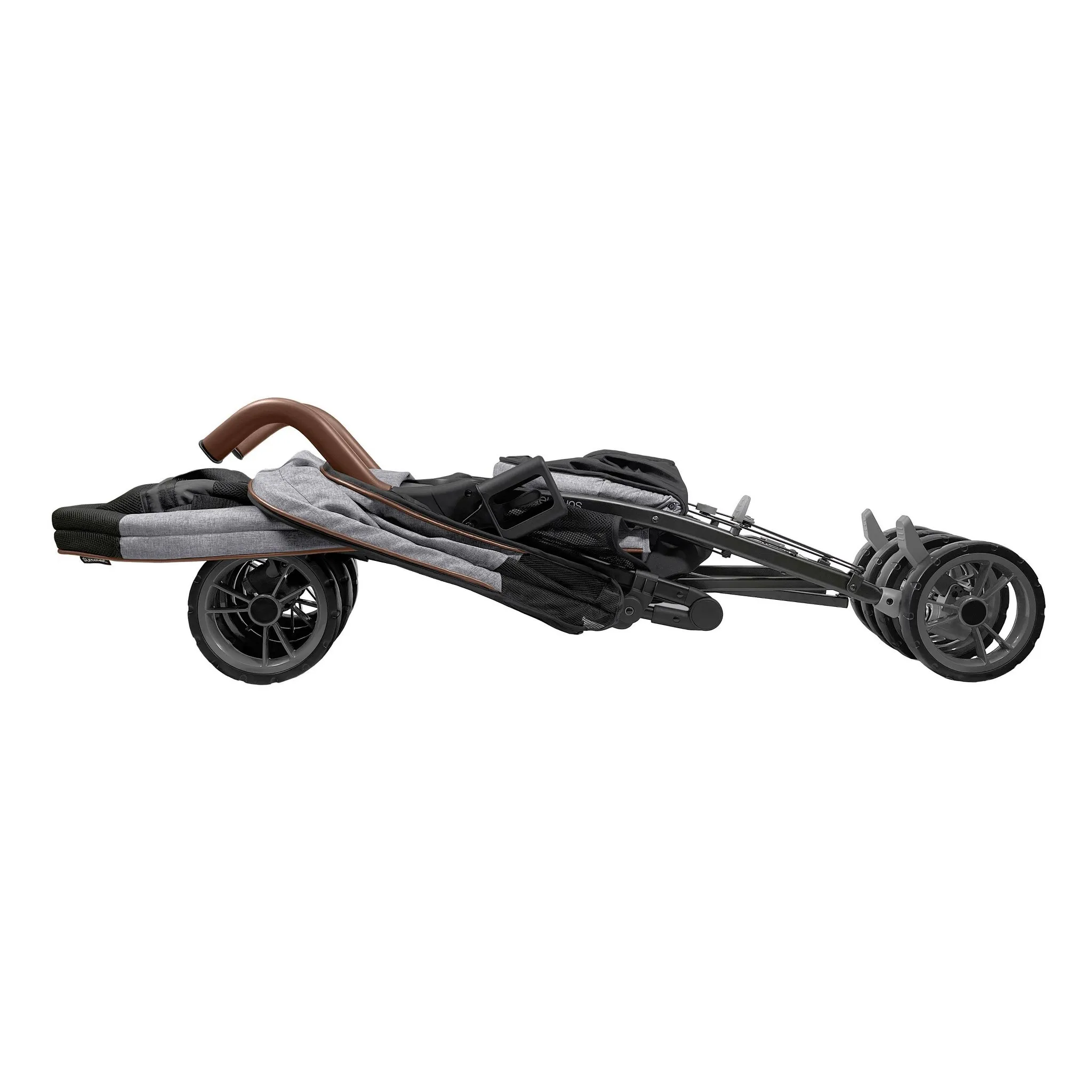 3Dlite Wagon Convenience Stroller - Black/Gray Tweed - Image 3