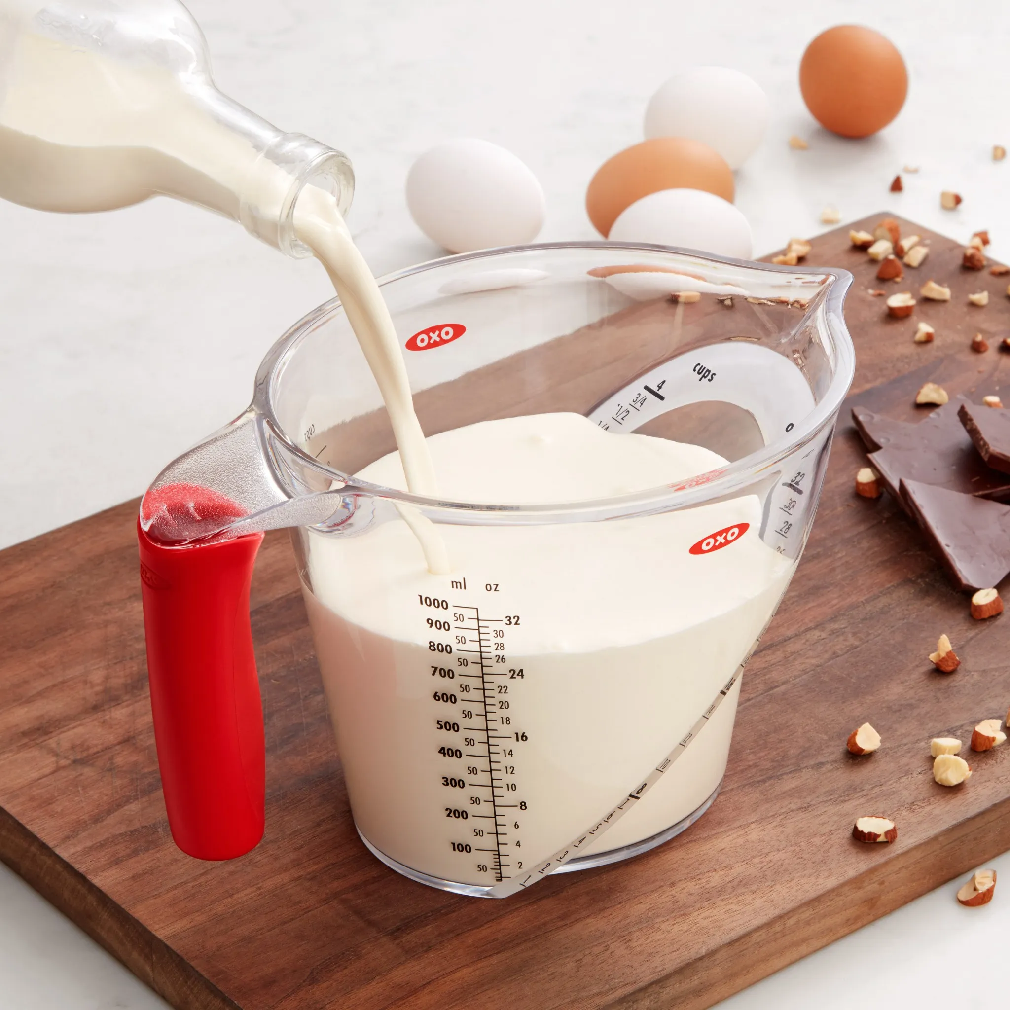 4 Cup Angled Measuring Cup - Clear - Image 4