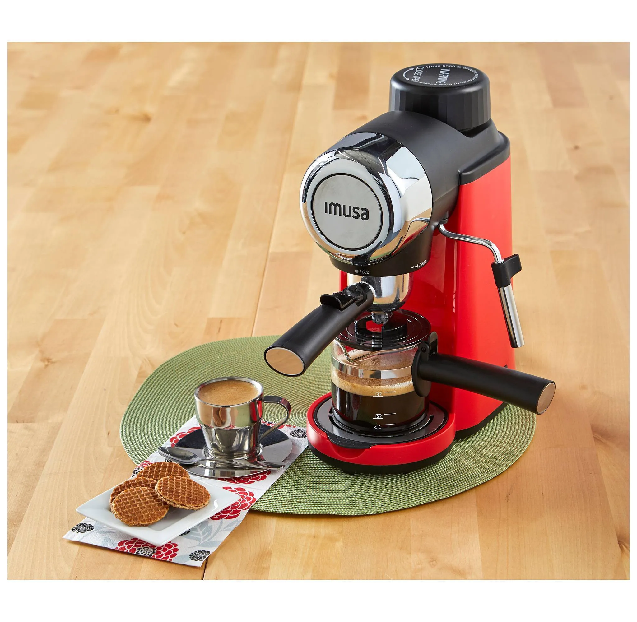 4 Cup Espresso Cappuccino Maker - Image 4