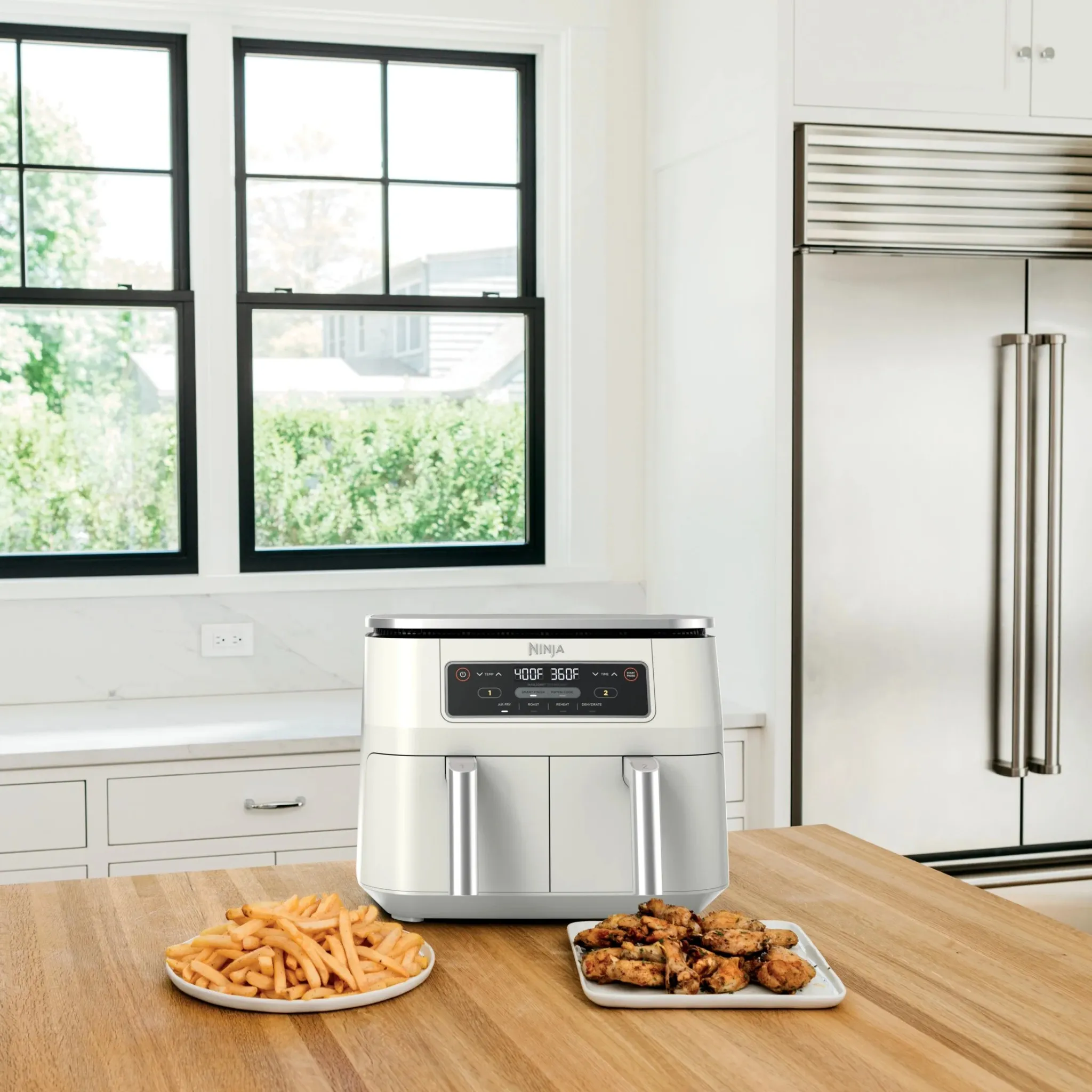 4-in-1 8 Qt Air Fryer - Dove - Image 4