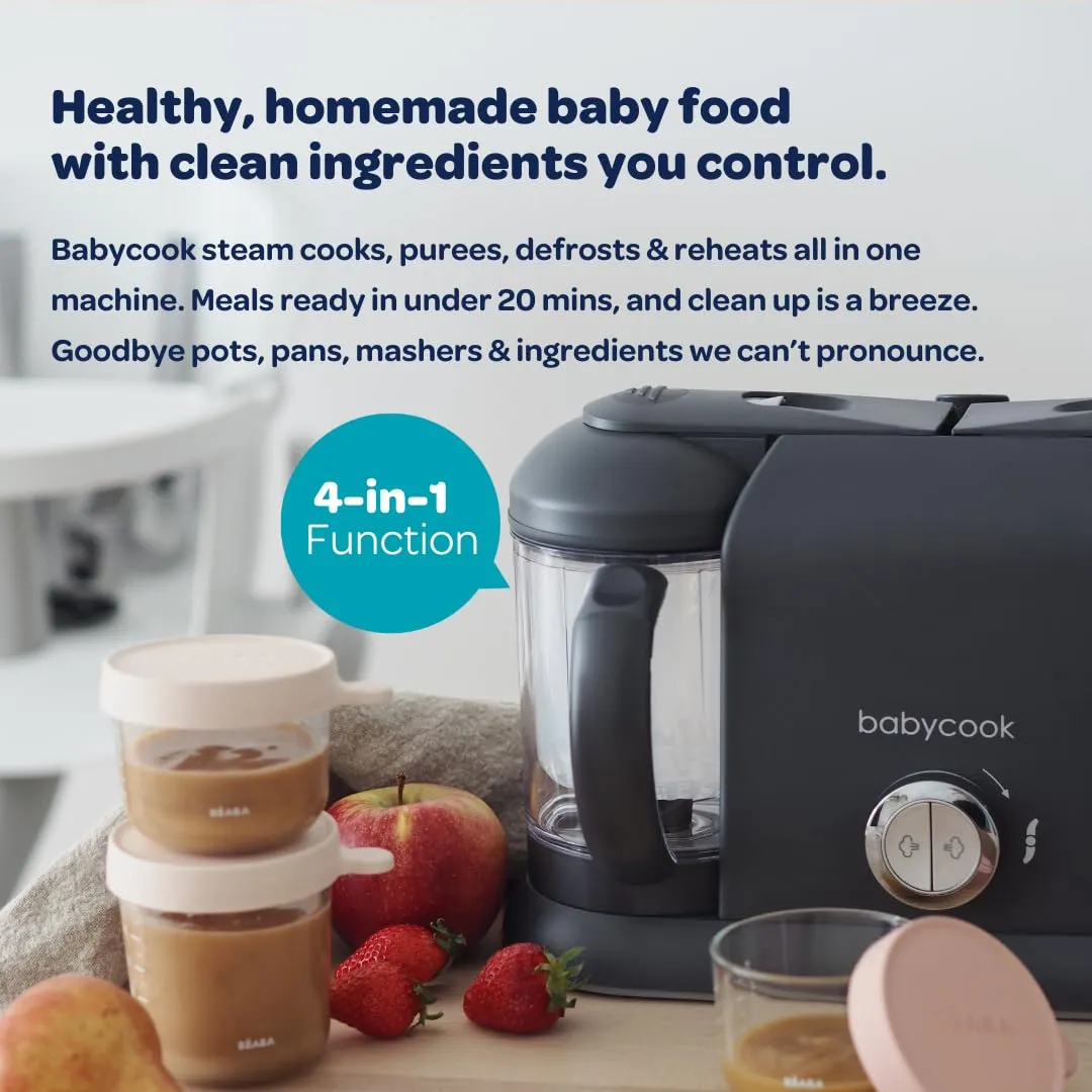 Babycook Duo 4 in 1 Baby Food Maker - Midnight - Image 2