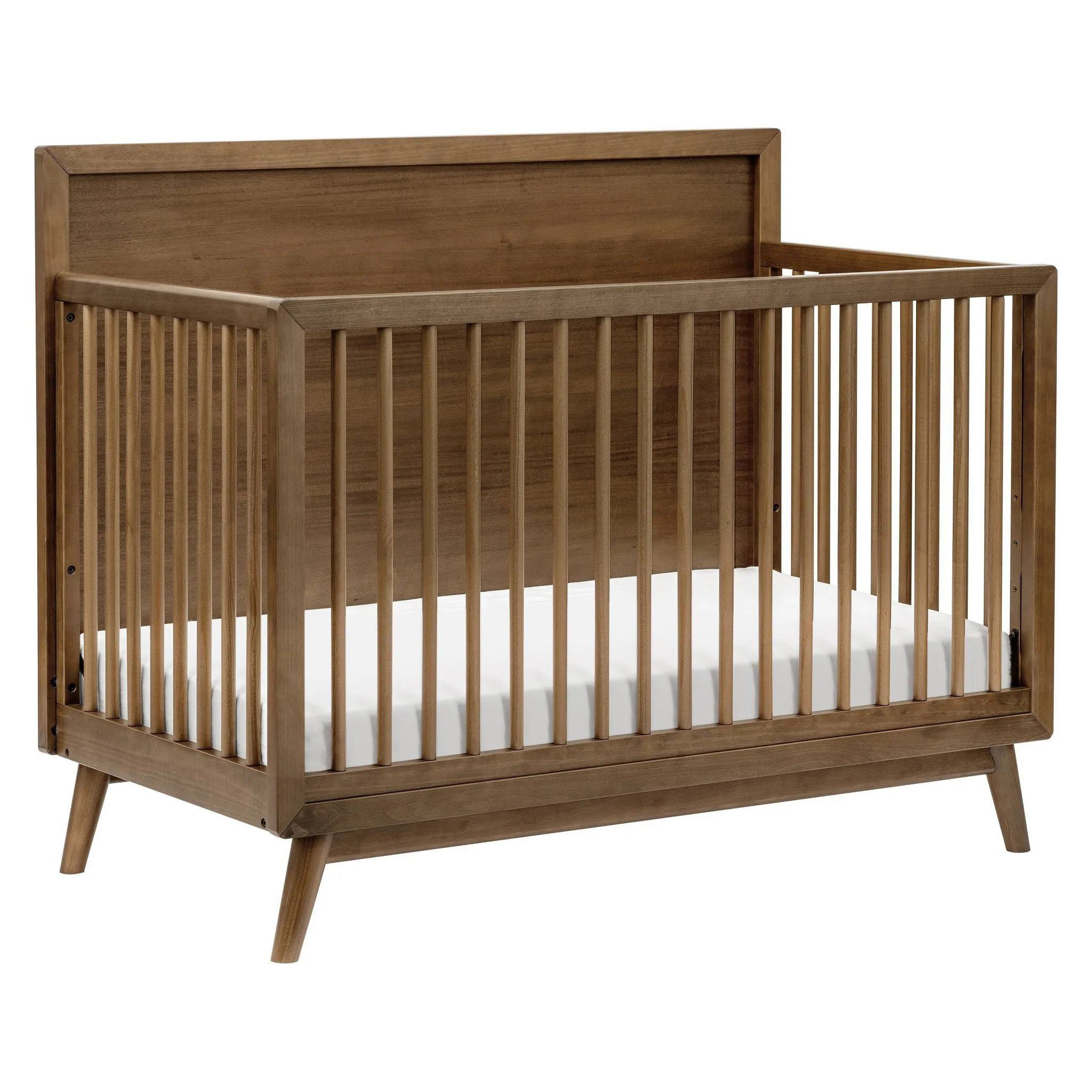 4-in-1 Convertible Crib - Natural Walnut