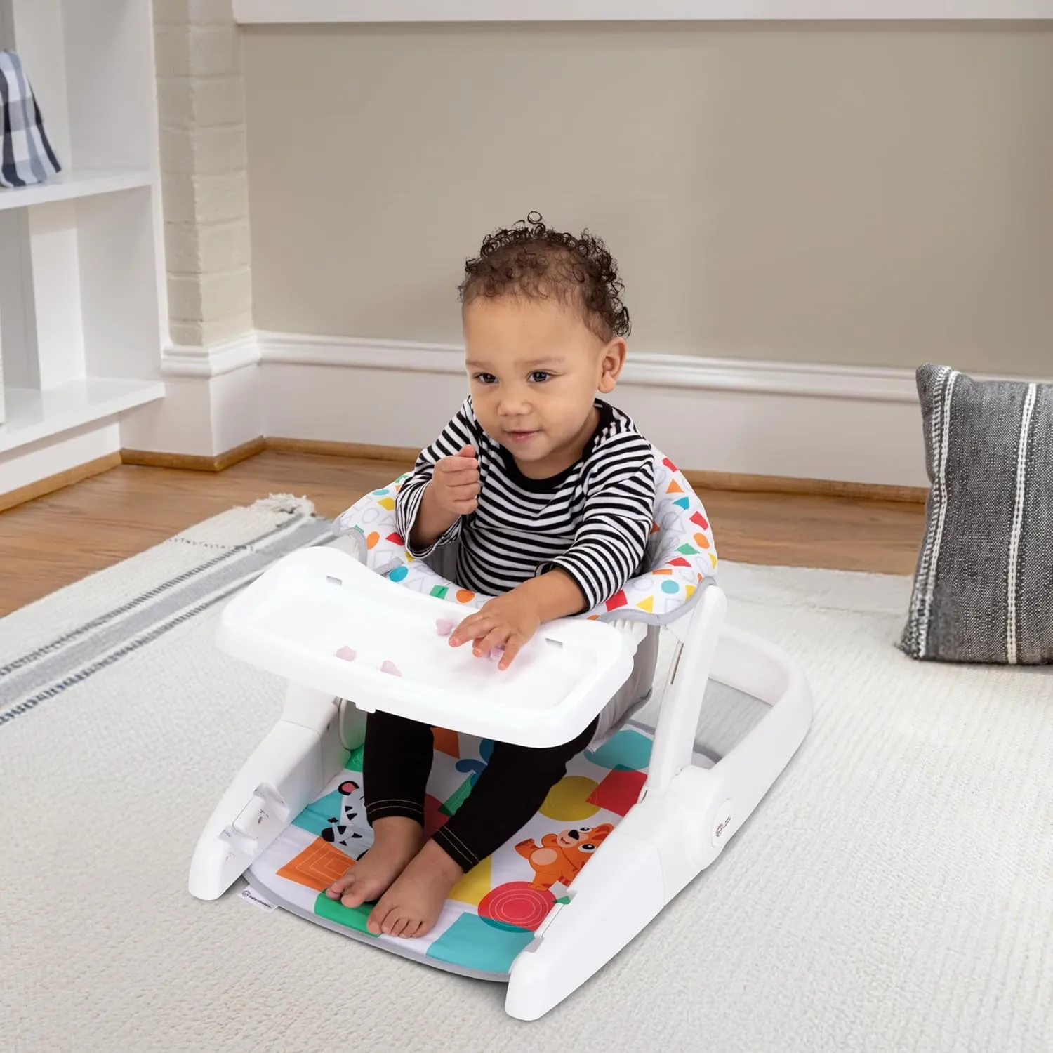4-in-1 Kickin' Tunes Learn-to-Sit Music & Language Floor Seat - Image 9
