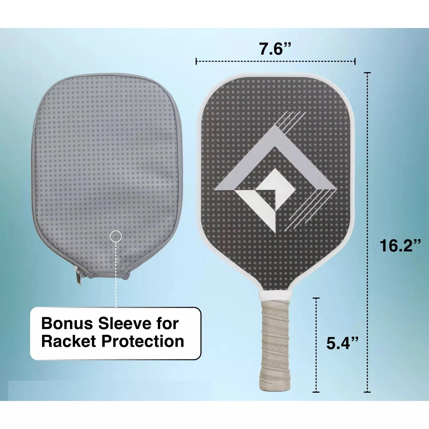 4 Piece Performance Pickleball Set - Black - Image 5