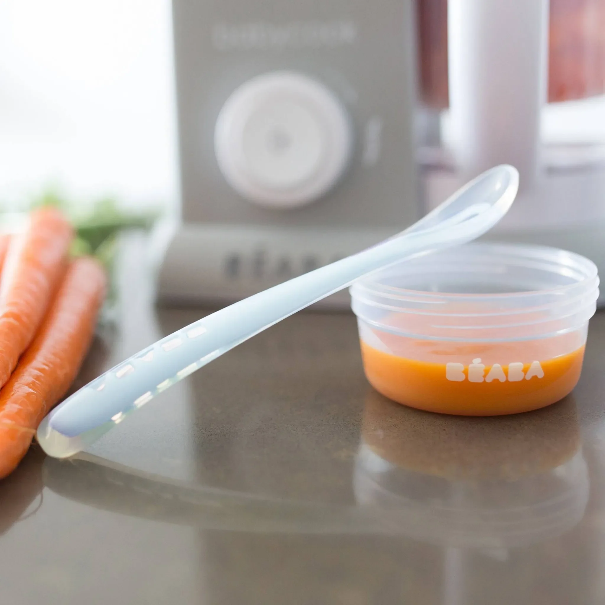 4-Piece Silicone Baby Spoons Set - Image 3