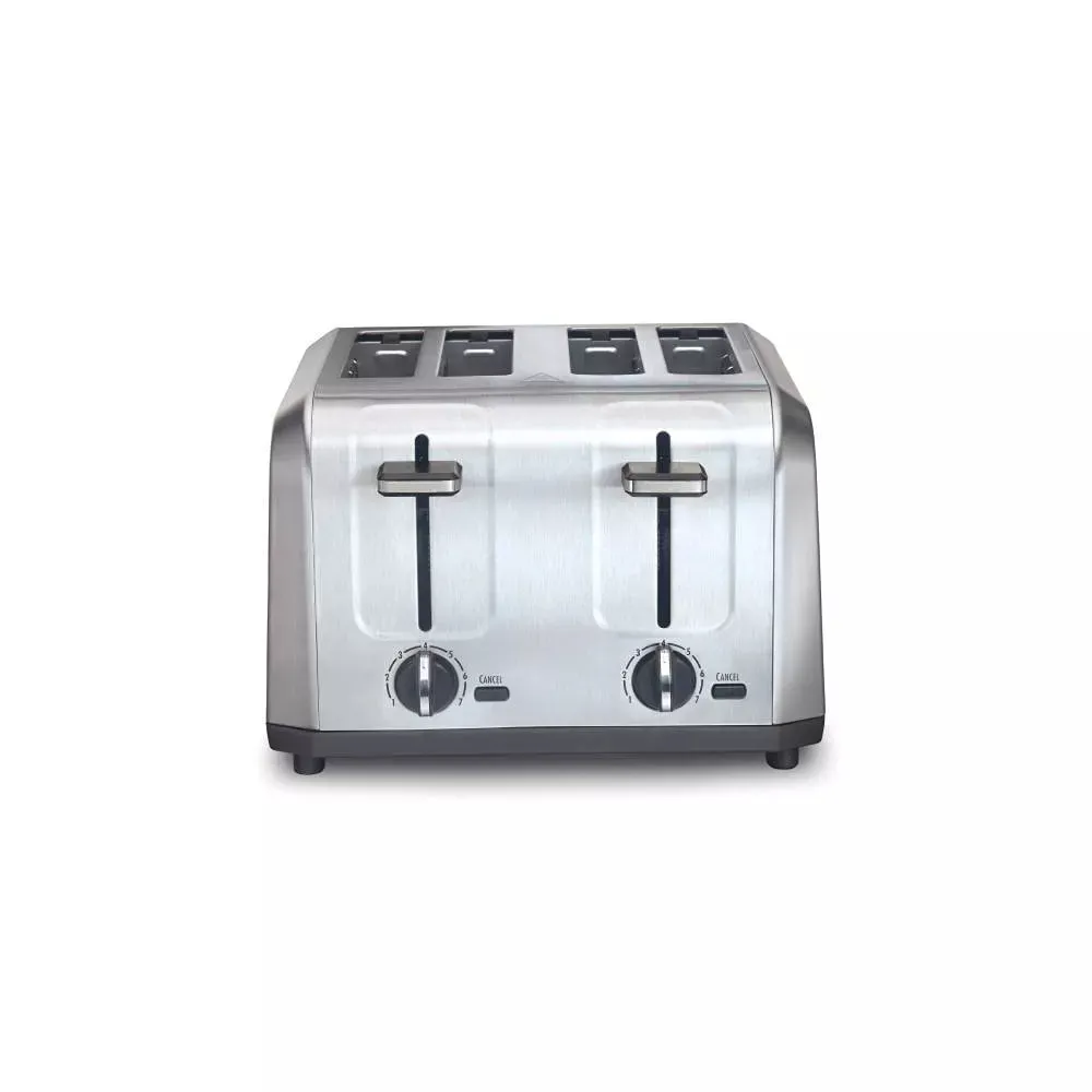 4 Slice Toaster Brushed Stainless Steel - 24714